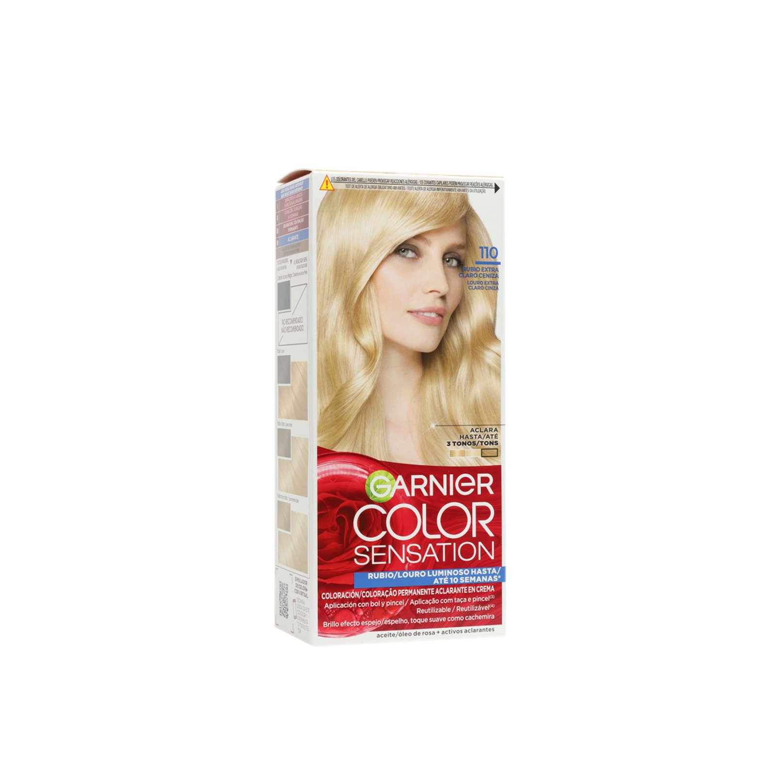 Garnier Color Sensation Permanent Hair Dye Very Light Ash Blonde Usa