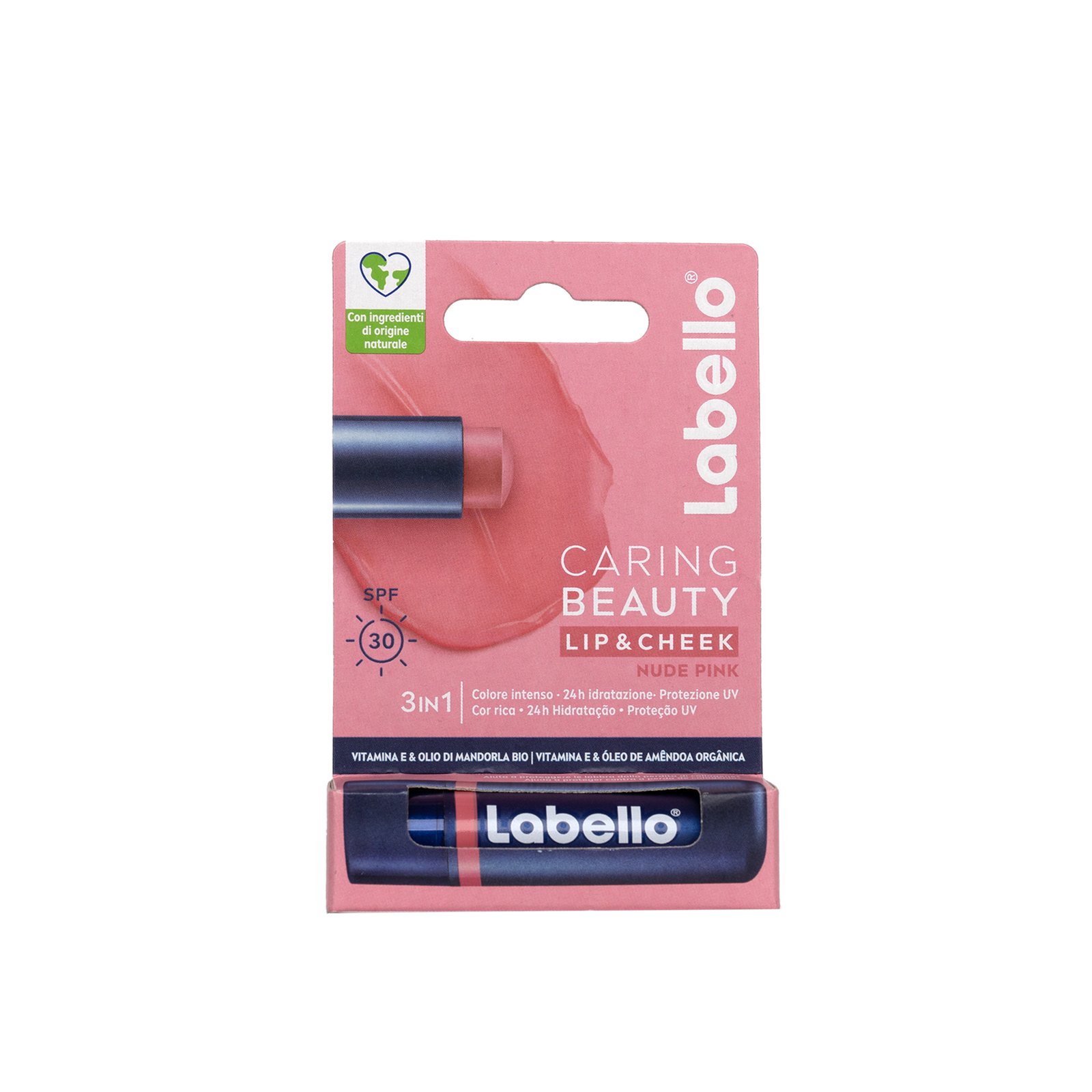 Labello Caring Beauty Lip Cheek Spf Nude Pink G Oz United