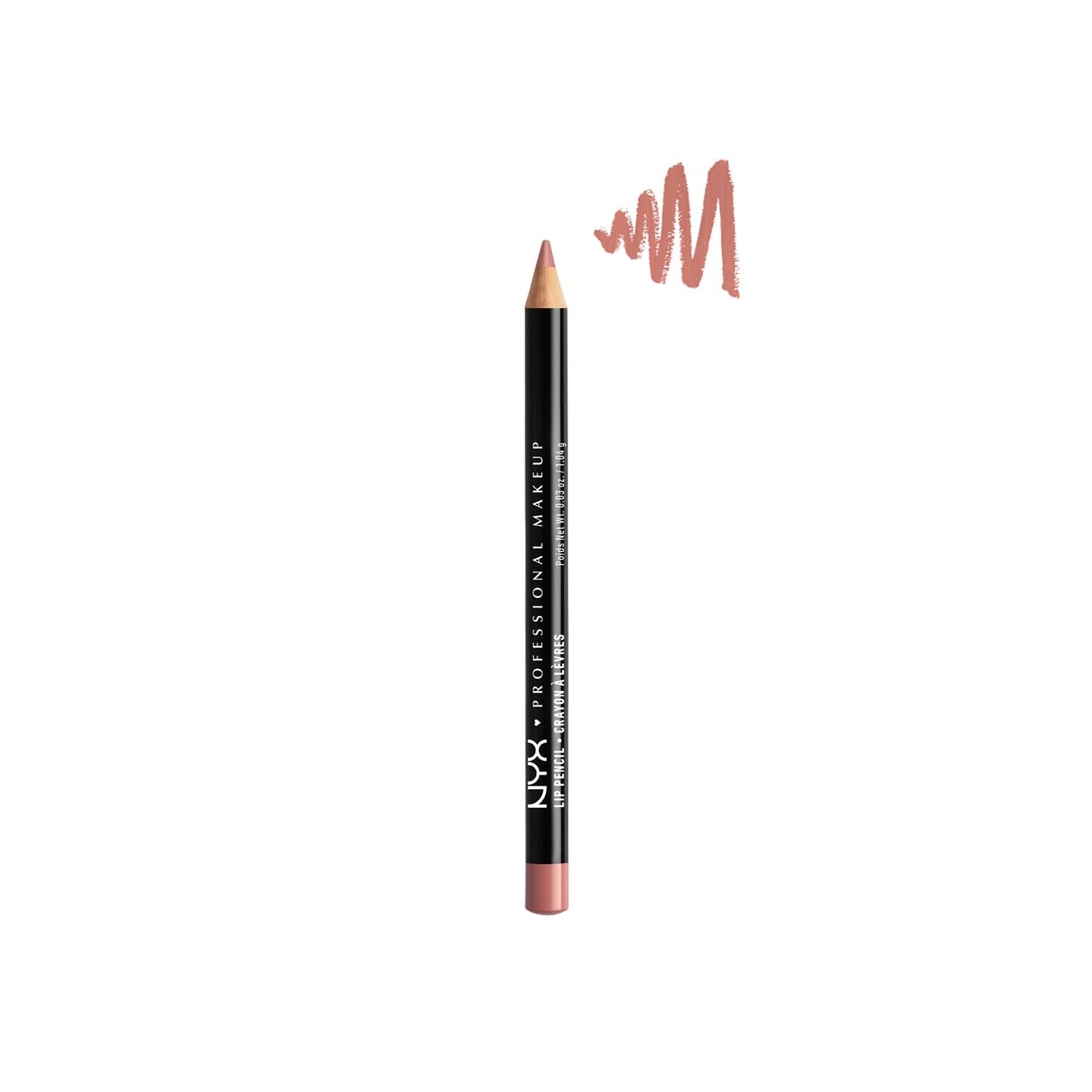 NYX Pro Makeup Slim Lip Pencil Nude Pink 1 04g Malaysia
