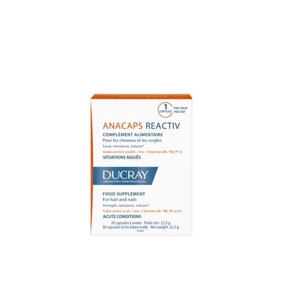 Ducray Anacaps Reactiv Hair & Nails Acute Conditions x30