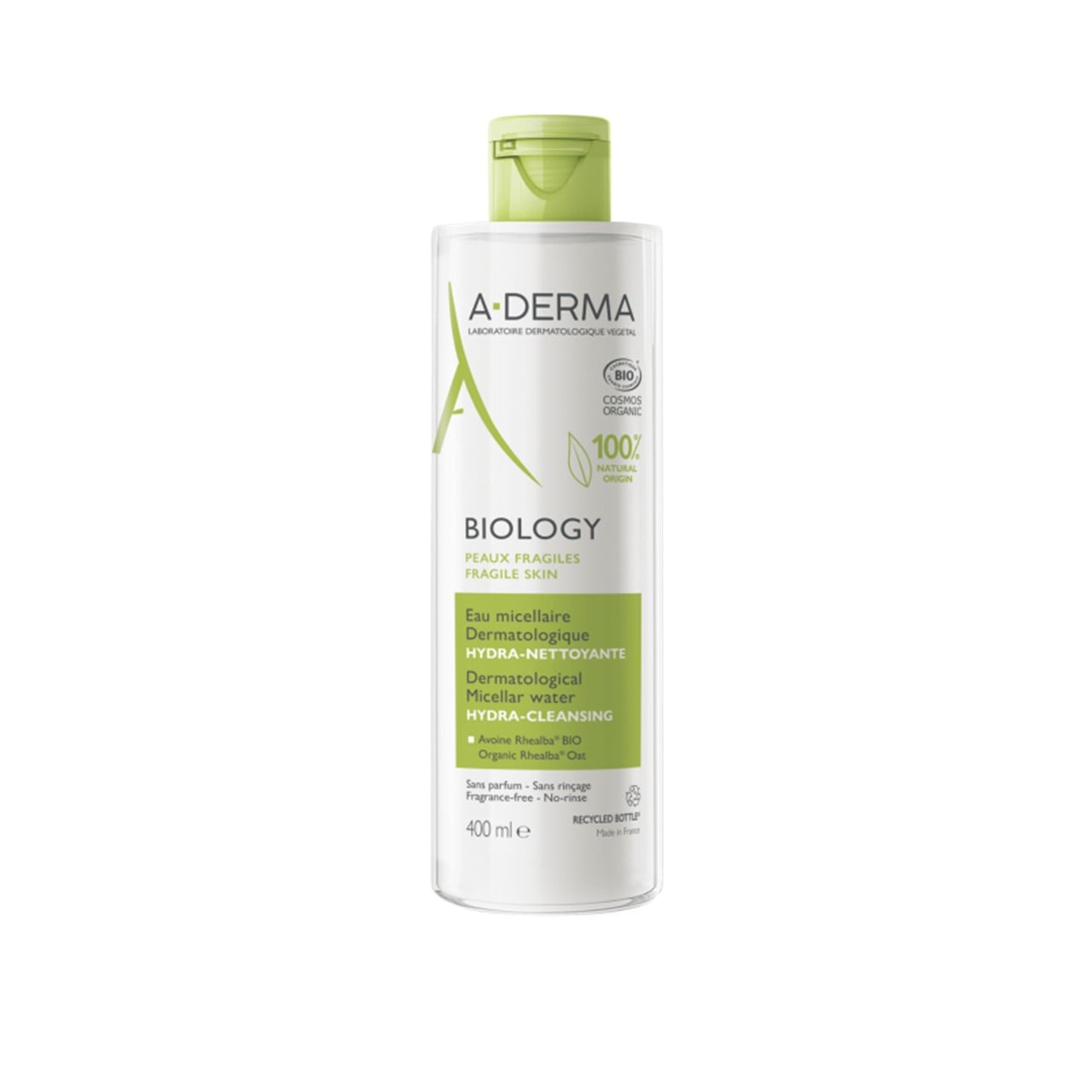 A-Derma Biology Micellar Water Hydra-Cleansing 400ml (13.53floz) 1