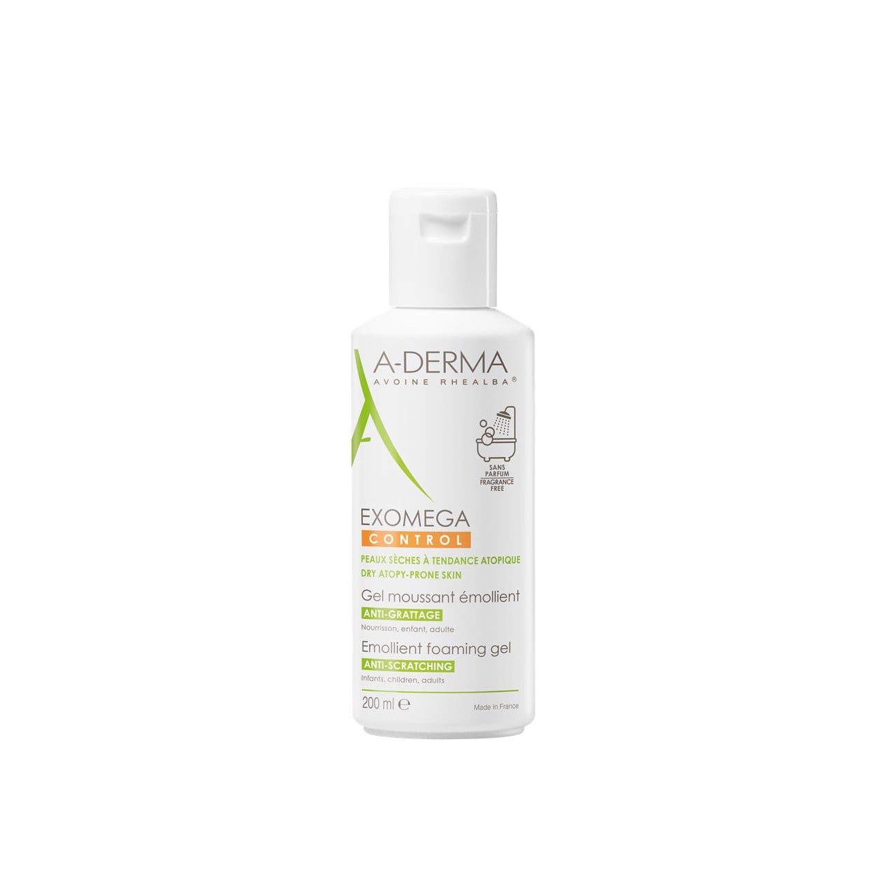 A-Derma Exomega Control Emollient Foaming Gel 1