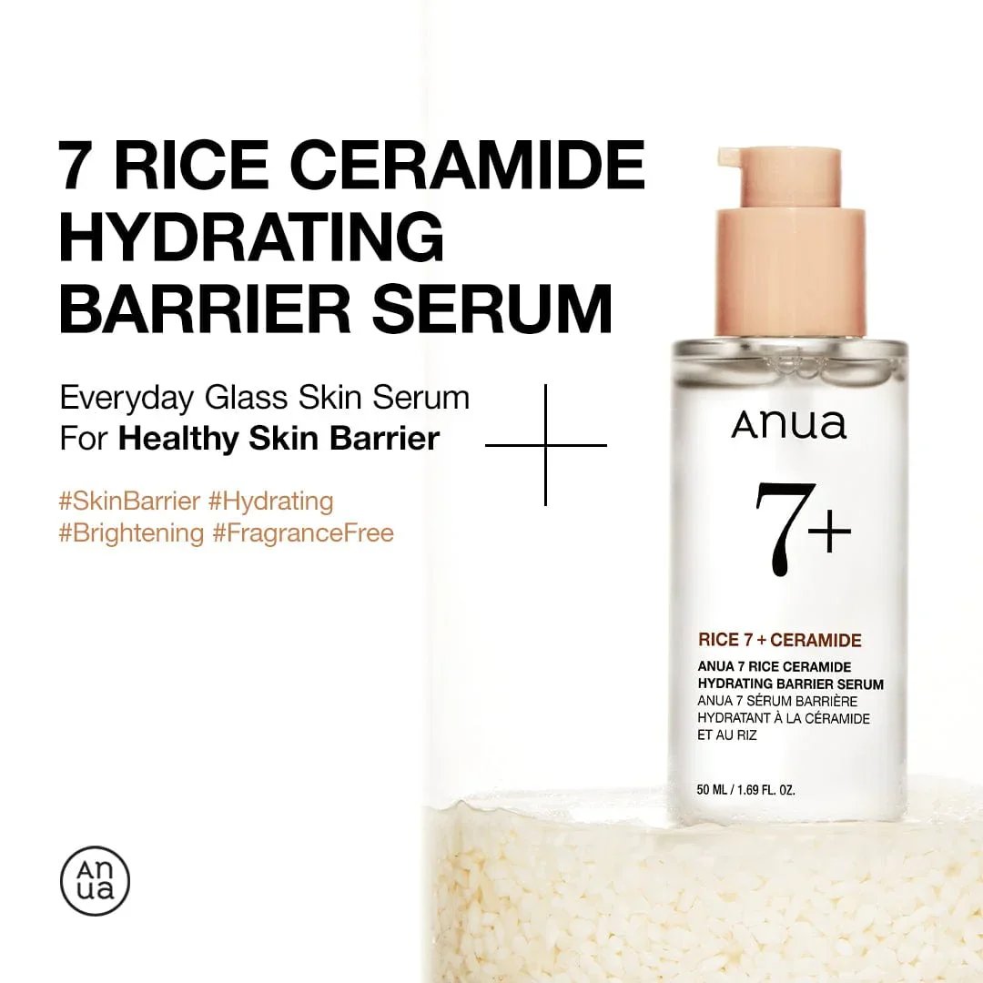 Anua 7 Rice Ceramide Hydrating Barrier Serum 50ml China