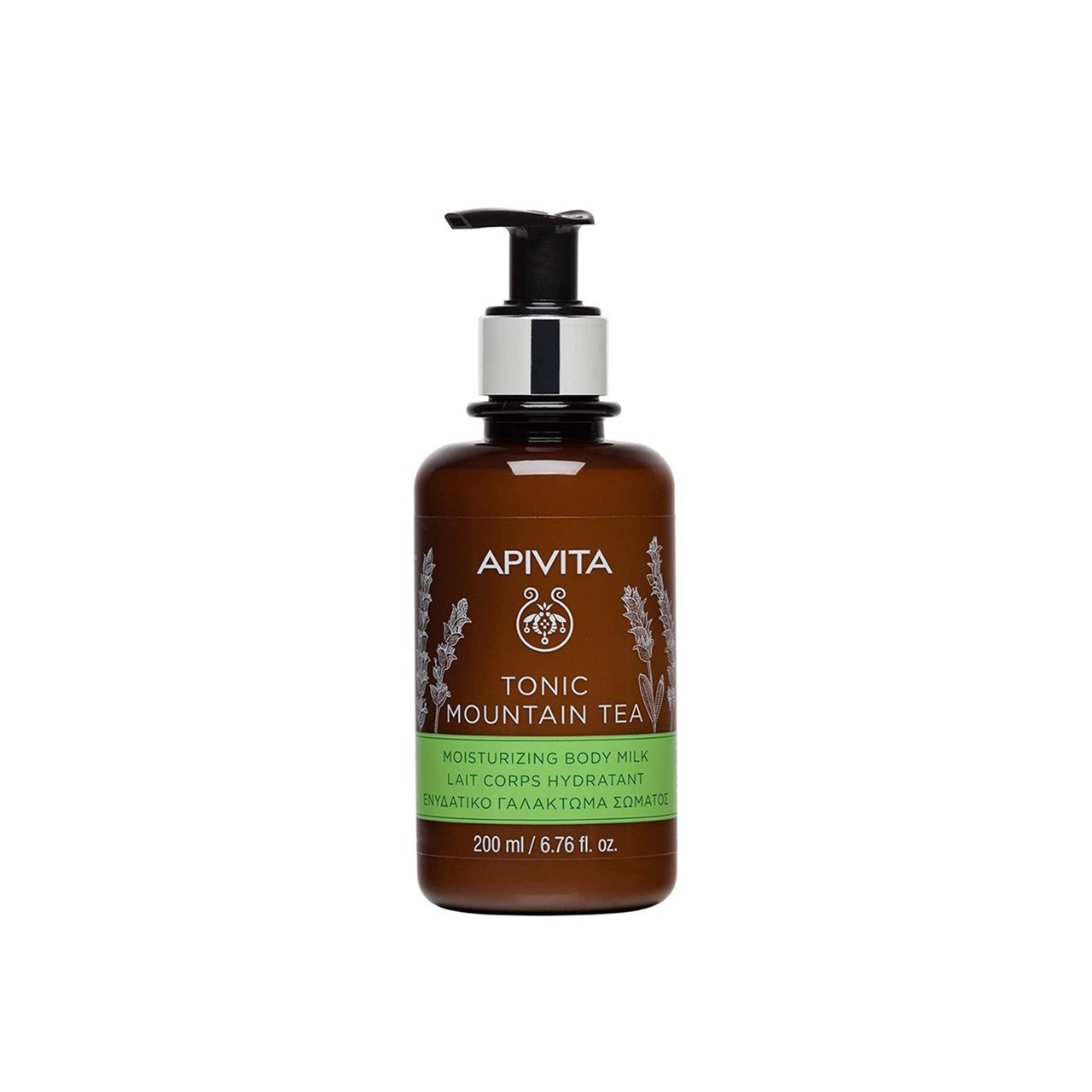APIVITA Tonic Mountain Tea Feuchtigkeitsspendende Körpermilch 200ml — Produktbild