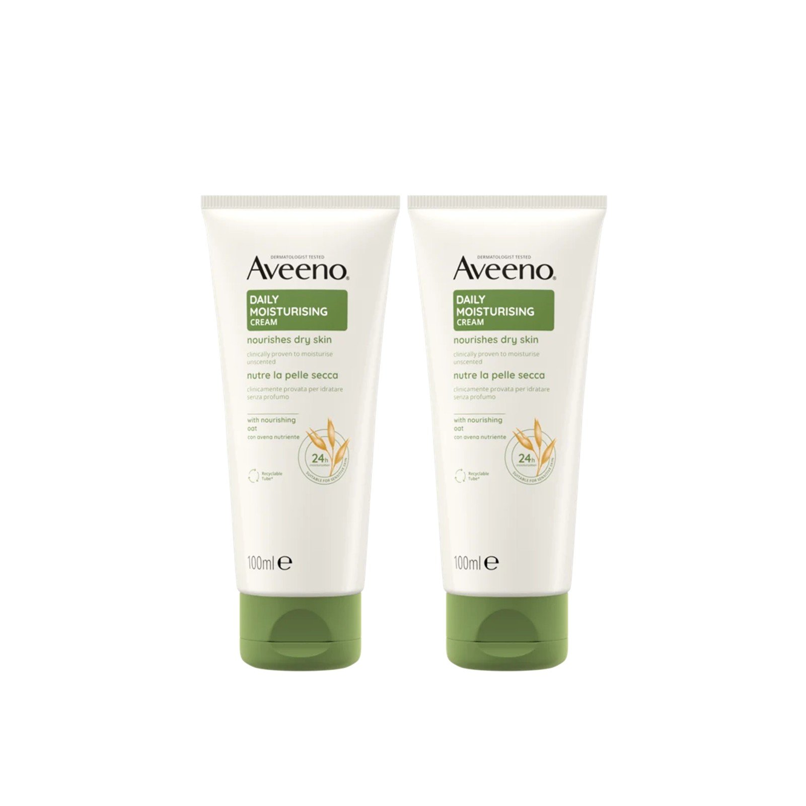 Aveeno Daily Moisturizing Feuchtigkeitsspendende Creme 100ml x2 — product photo