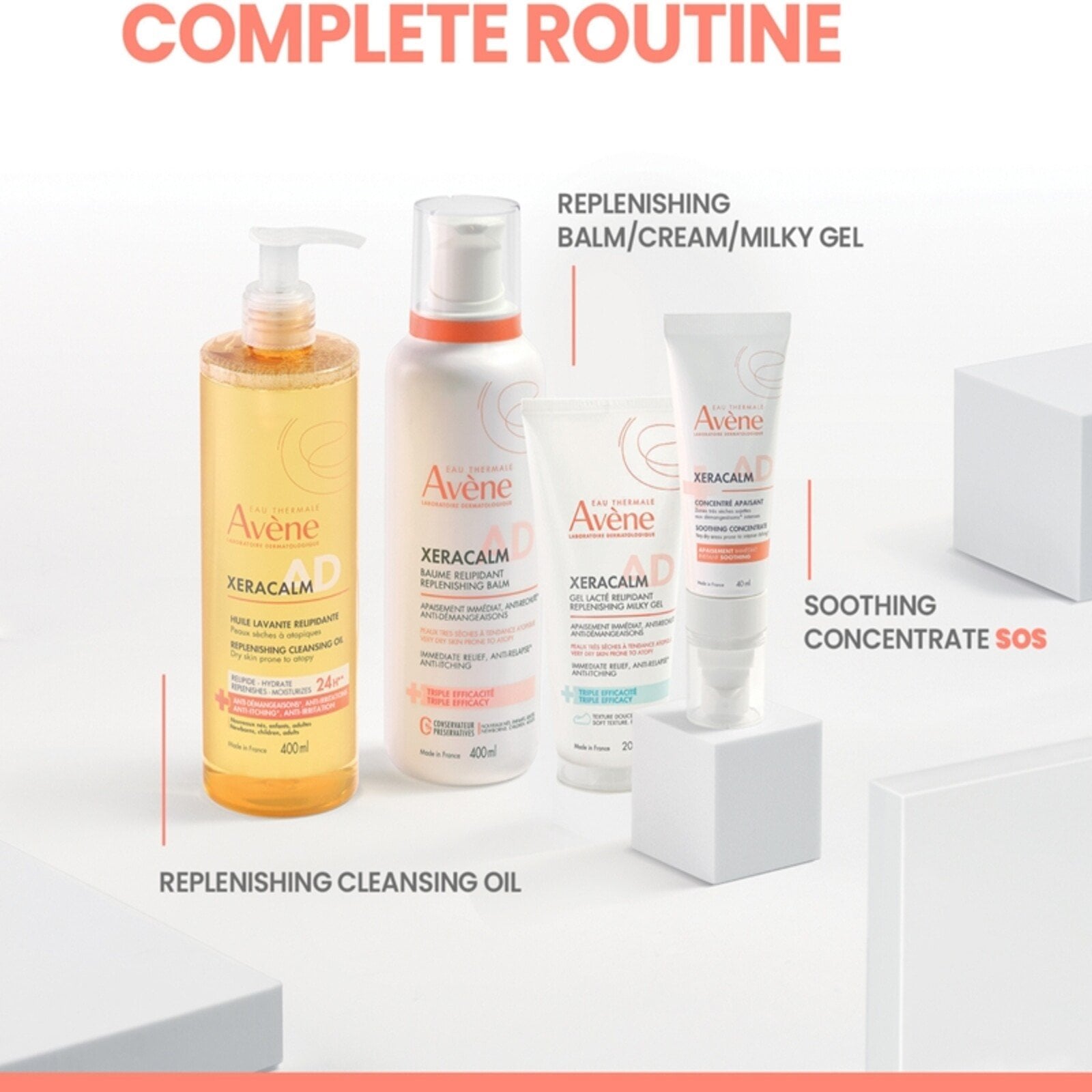 Avène Xeracalm A.D Soothing Concentrate 40ml (1.35floz) USA