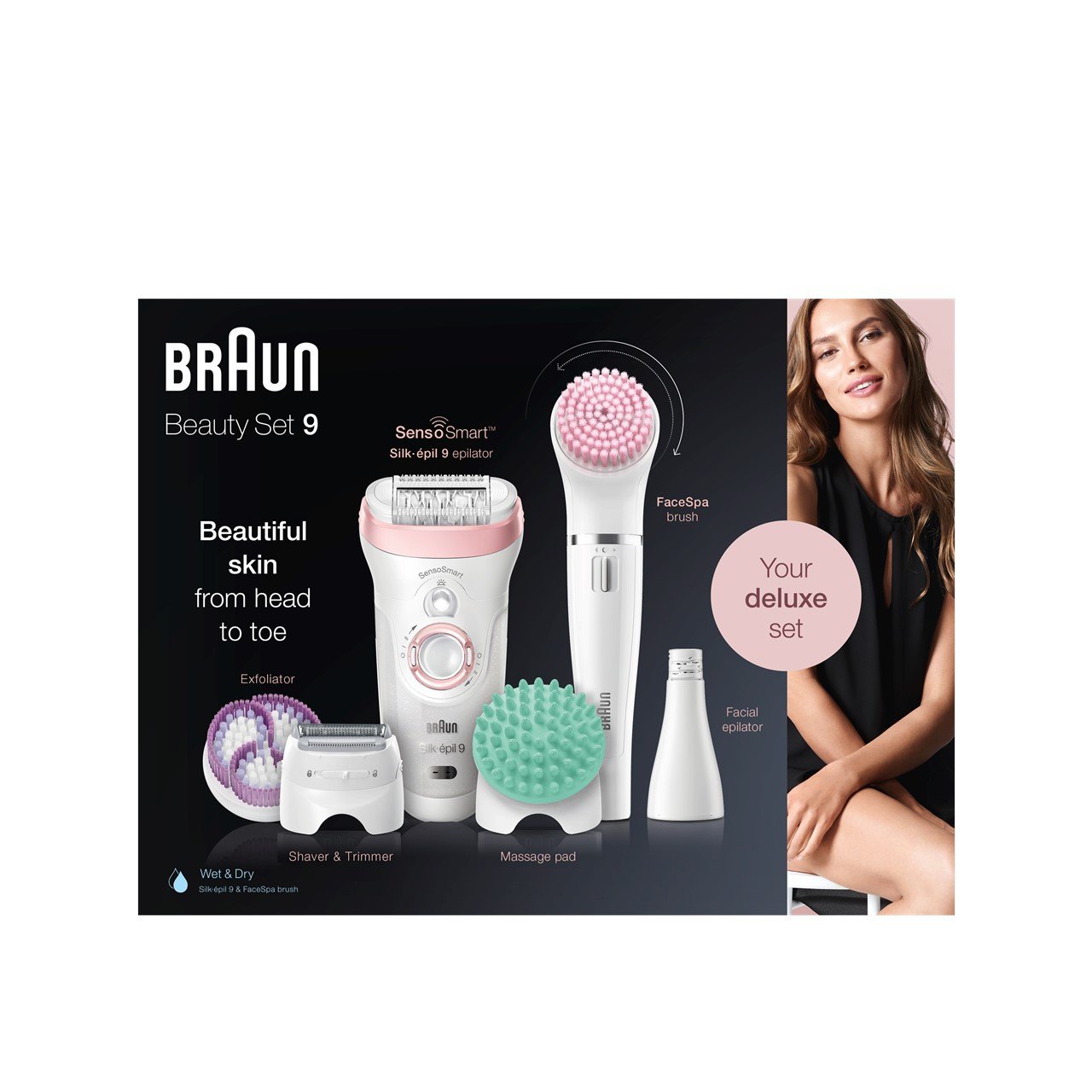 BRAUN Silk-épil 9 SES9970-V Amazon.com : Braun Epilator Silk-épil 9 9-870, Facial Hair