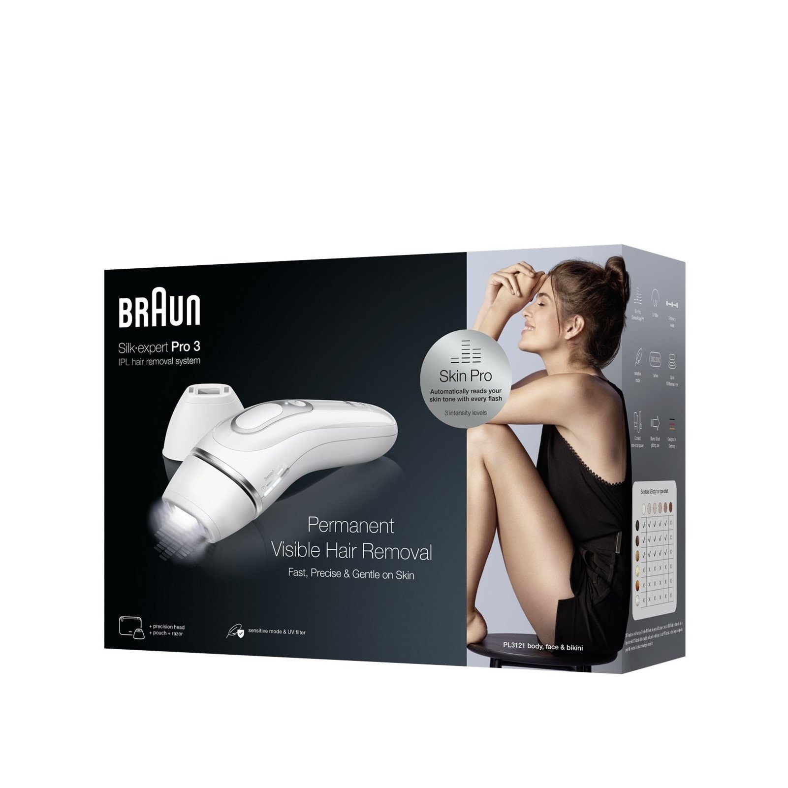 Braun silk expert pro 3 hair removal fashion system