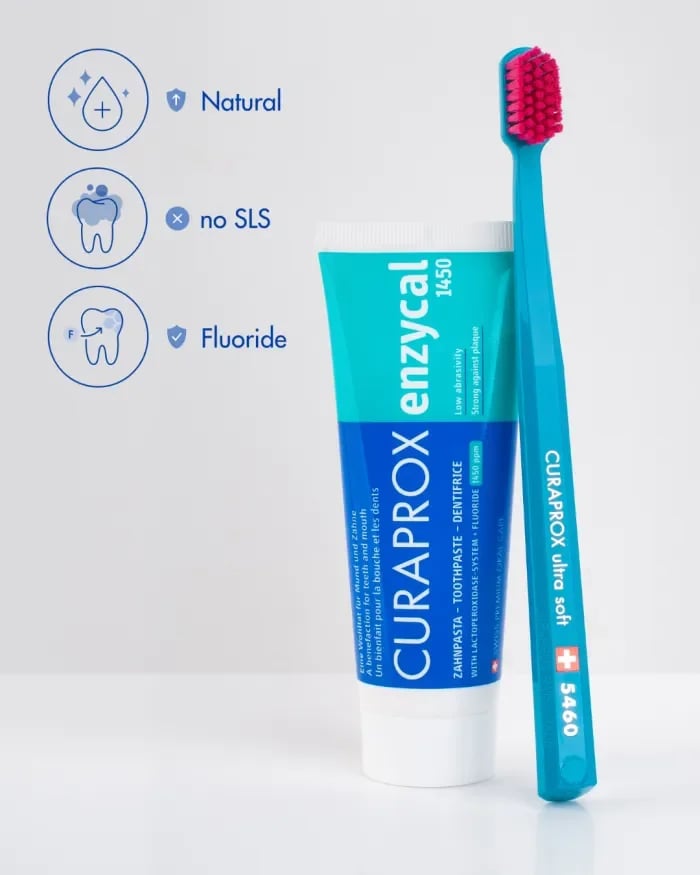 Curaprox Enzycal 1450 Toothpaste 75ml (2.5floz) USA