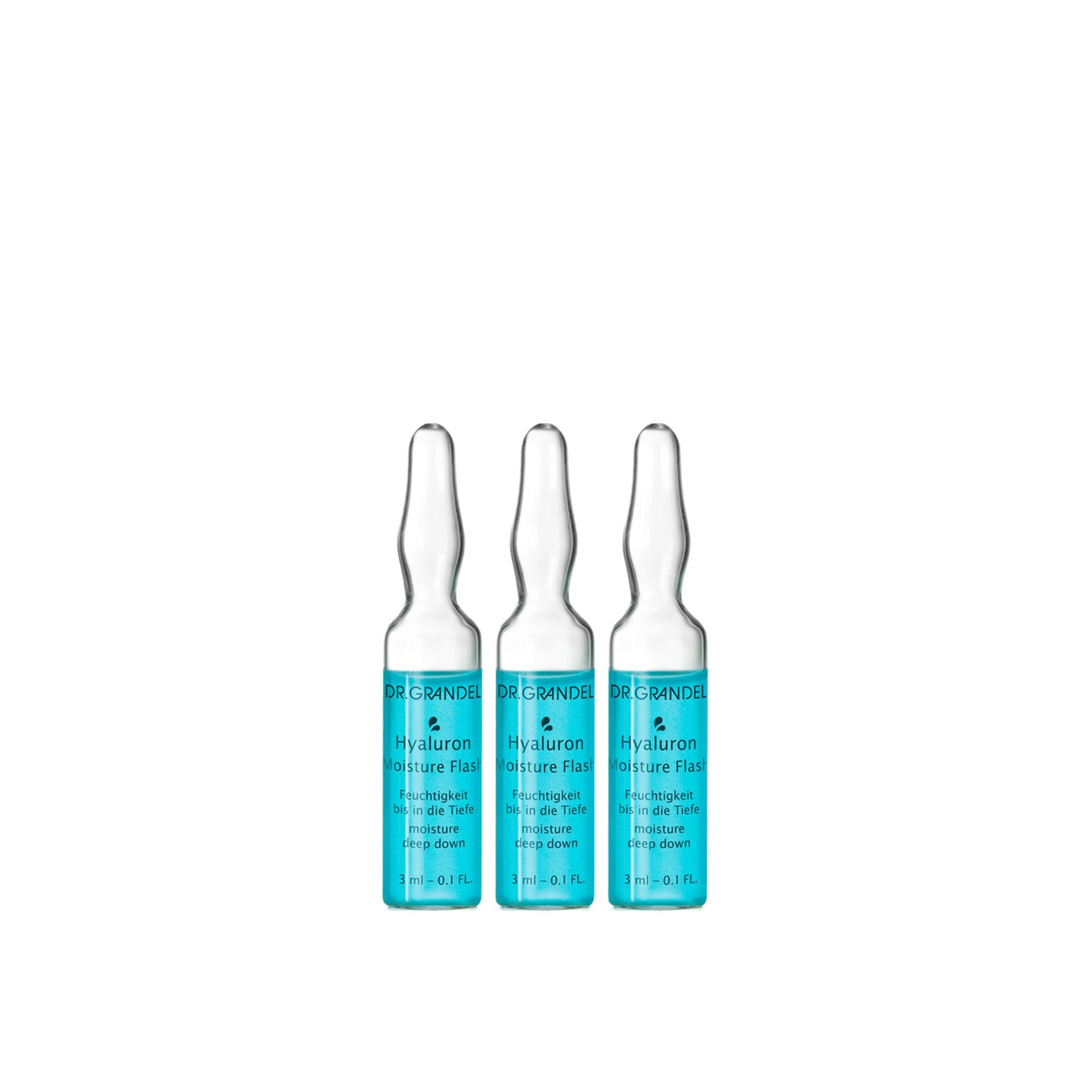 DR. GRANDEL Hyaluron Feuchtigkeits-Flash-Ampulle 3x3ml — Produktbild