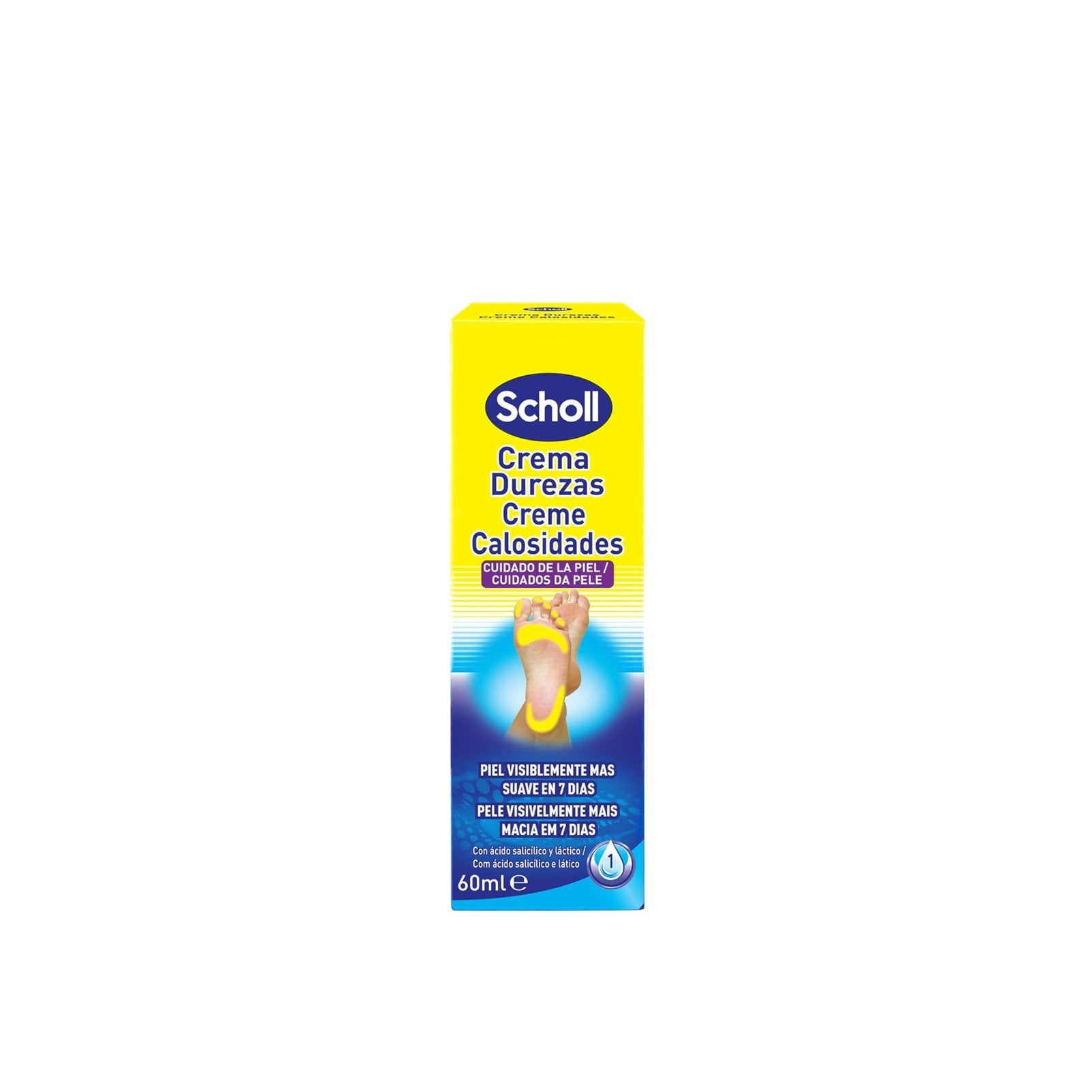 Dr Scholl Anti-Hornhaut Fußcreme 60ml — Produktbild