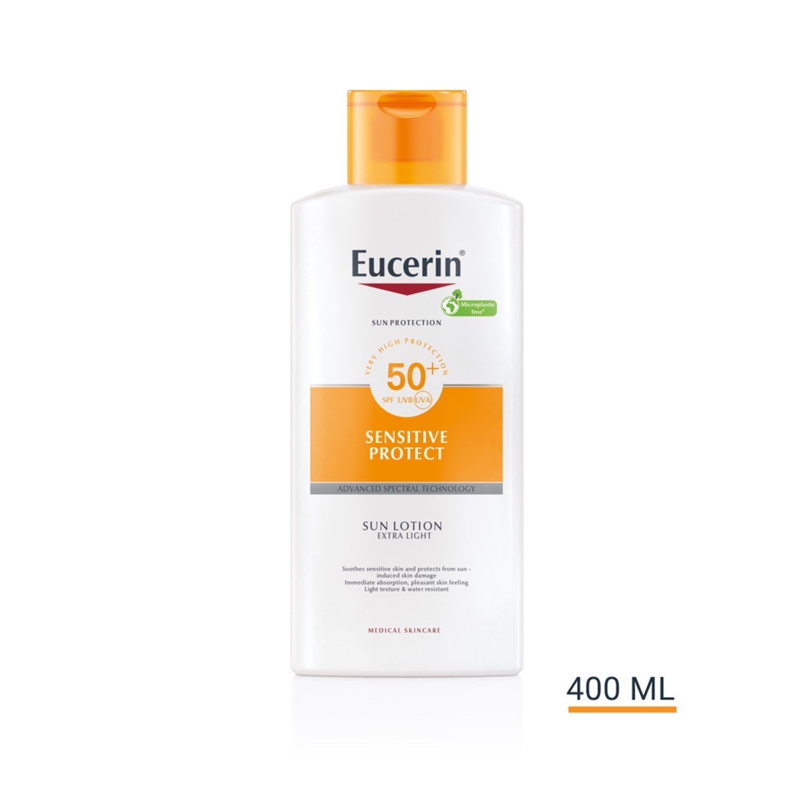 Eucerin Sensitive Protect SPF50+ サンローション Eucerin Sun Sensitive Protect Sun Lotion Extra Light SPF50+ 400ml