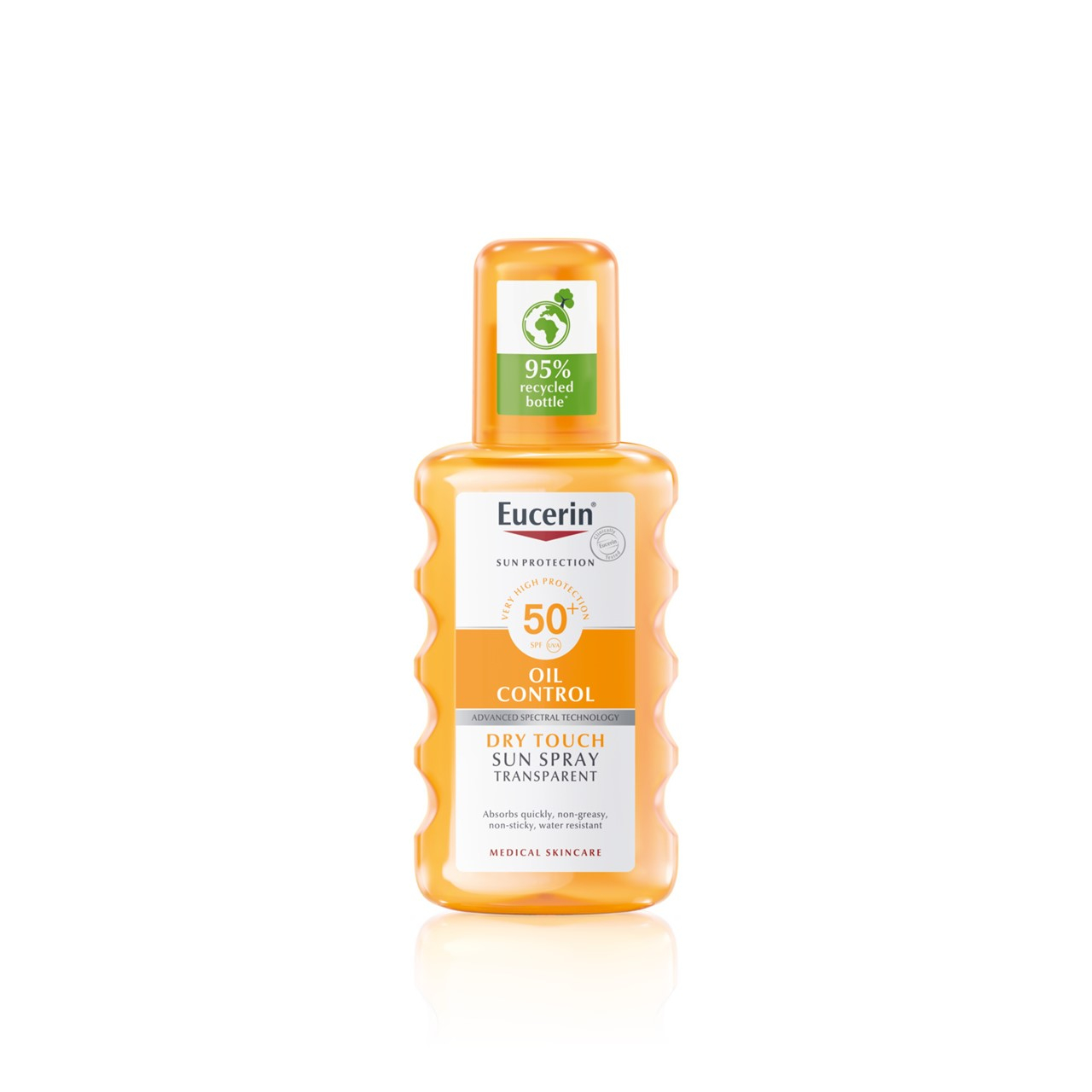 Eucerin Sun Oil Control Sonnenspray Dry Touch Transparent SPF50+ Sonnenschutz 200ml — product photo