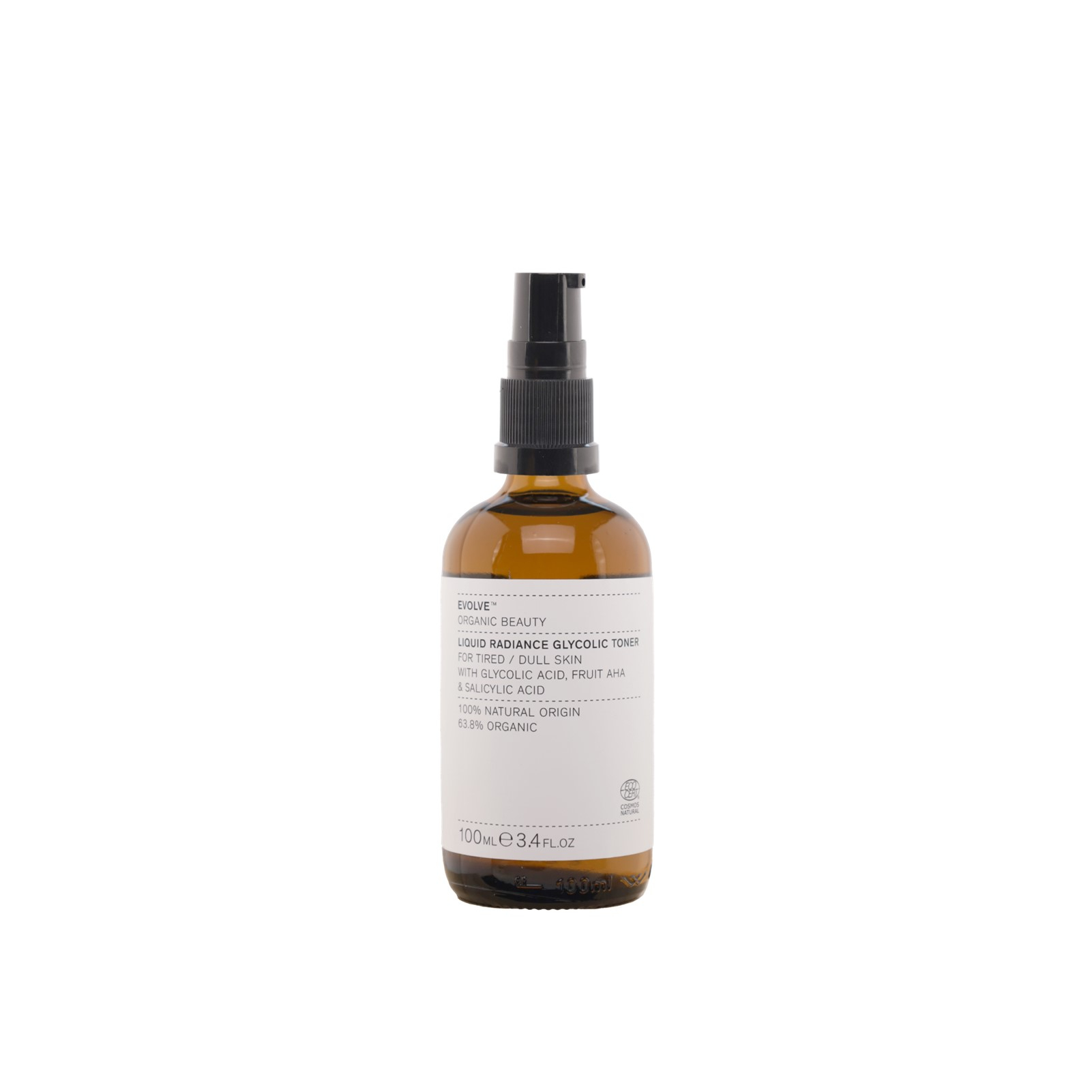 Evolve Organic Beauty Evolve Liquid Radiance Glycolsäure-Toner 100ml — Produktbild