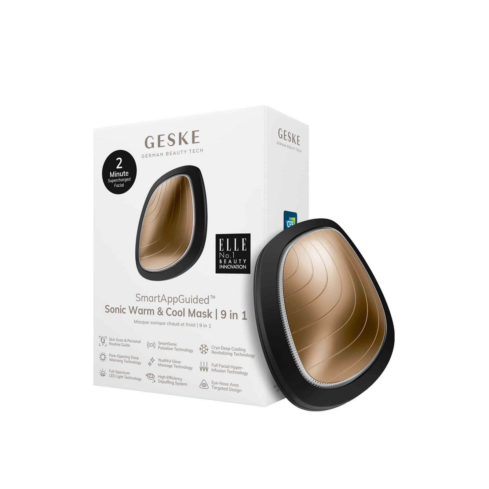 GESKE Sonic Warm & Cool Mask 9-In-1 Gray Japan