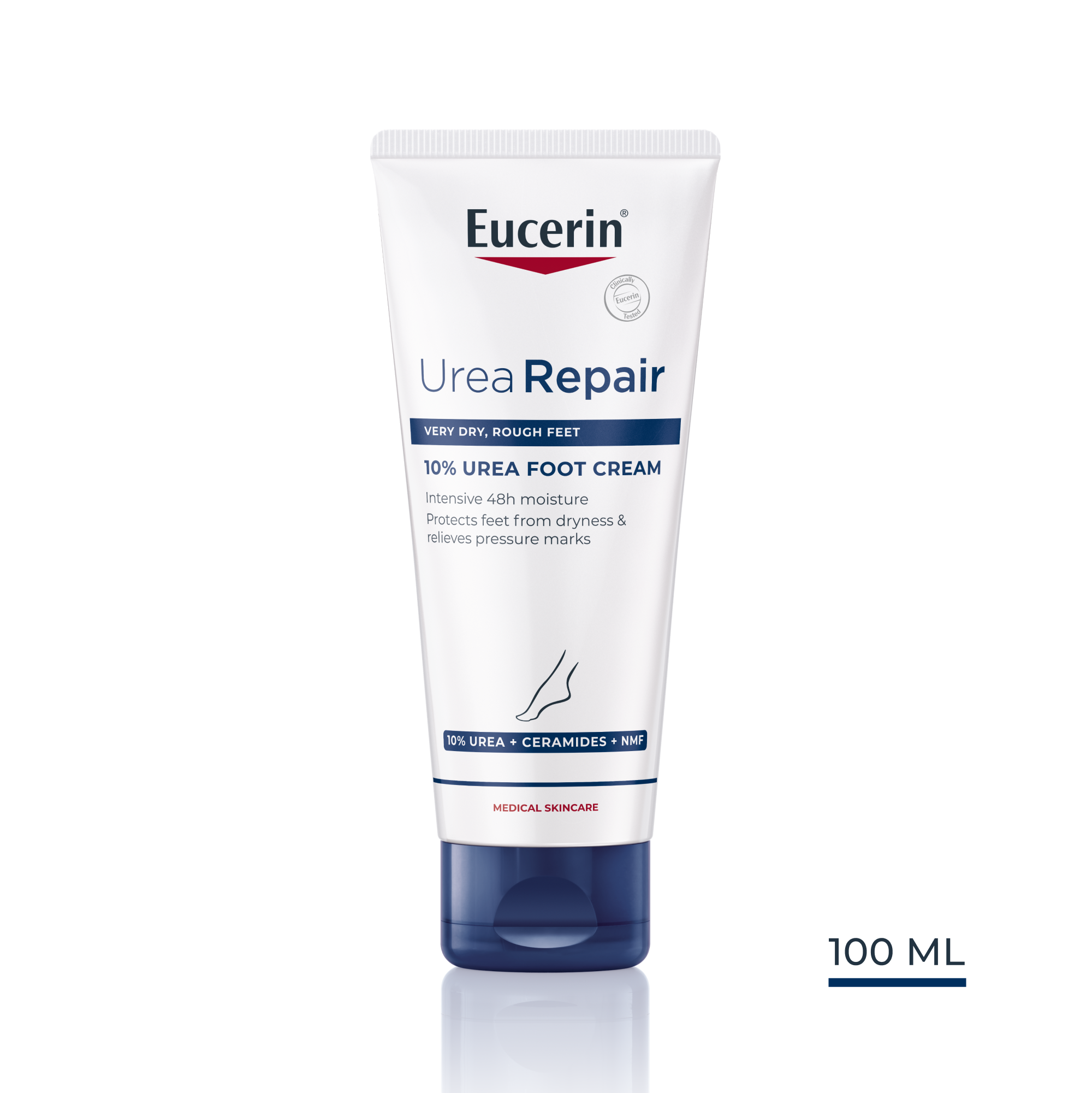 Eucerin UreaRepair Plus Foot Cream 10 Urea 100ml 3.38floz