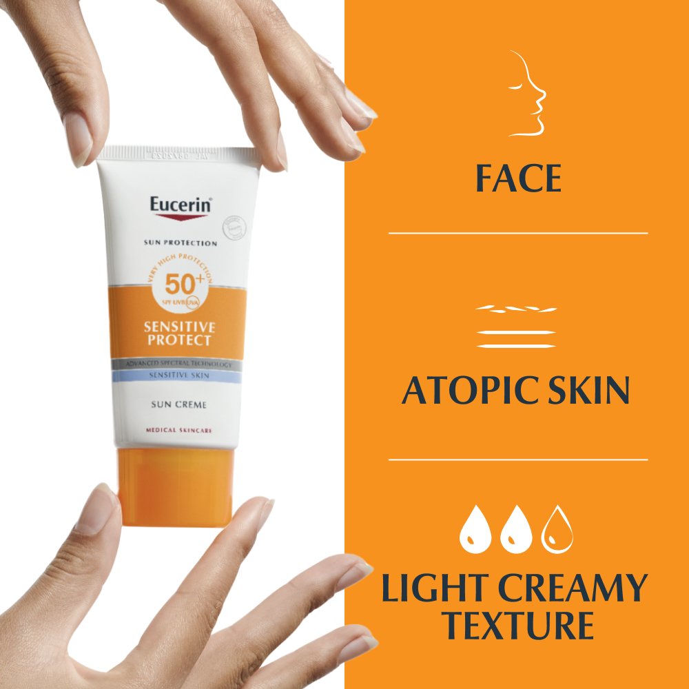 Eucerin Sun Sensitive Protect Cream SPF50+ Sunscreen 50ml (1.69