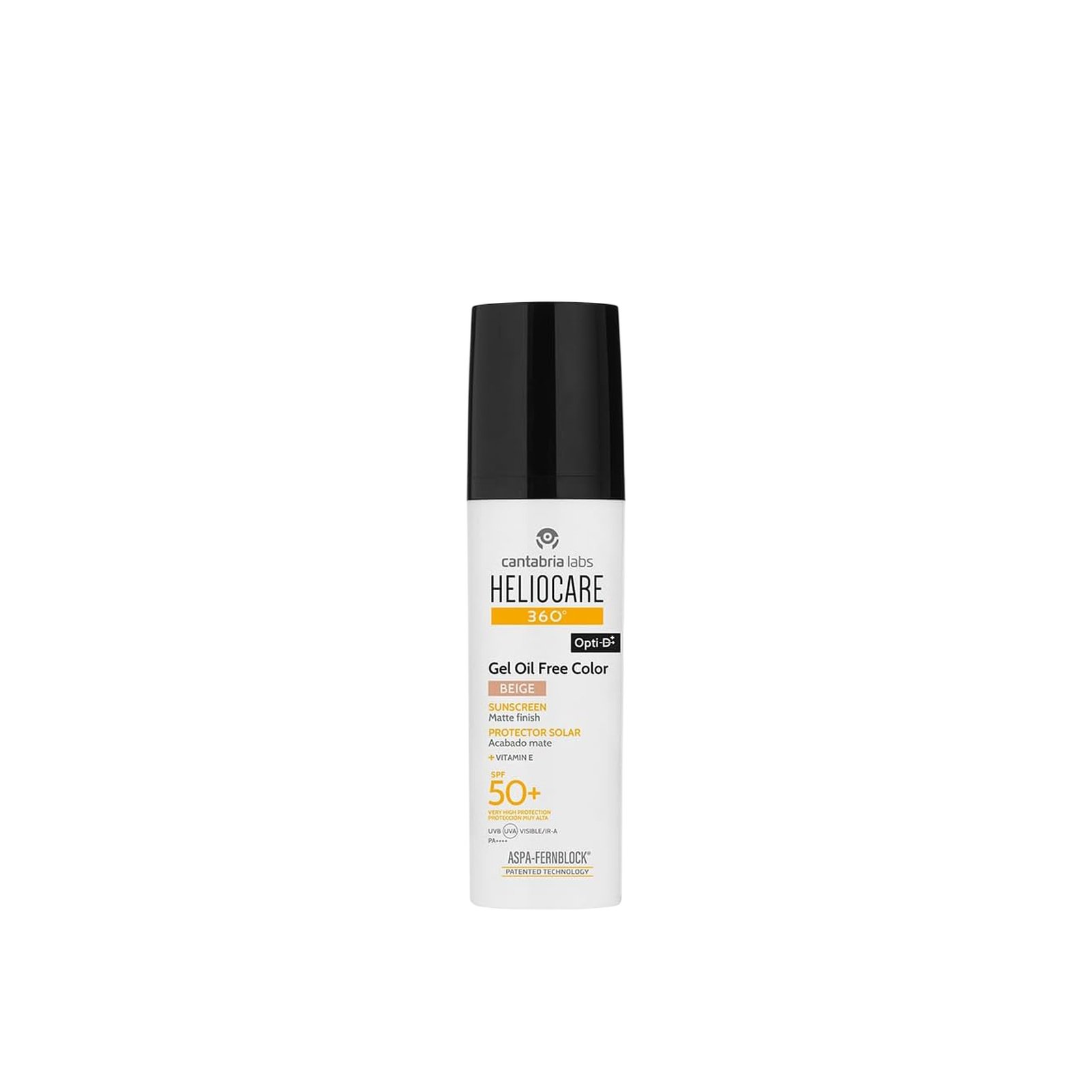 Heliocare 360º Color Gel Ölfrei SPF50+ Beige 50ml — Produktbild