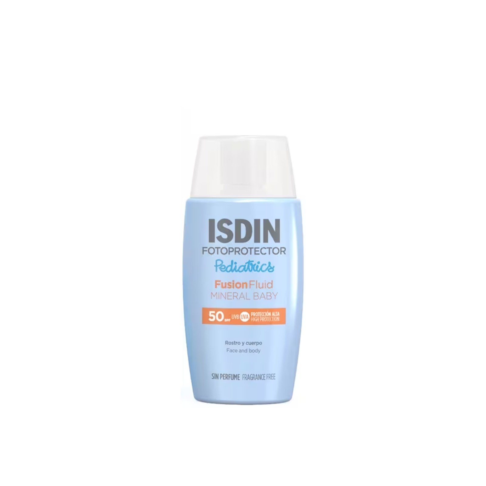 ISDIN Fotoprotector Pediatrics Fusion Fluid Mineral Baby SPF50+ 50ml — Produktbild