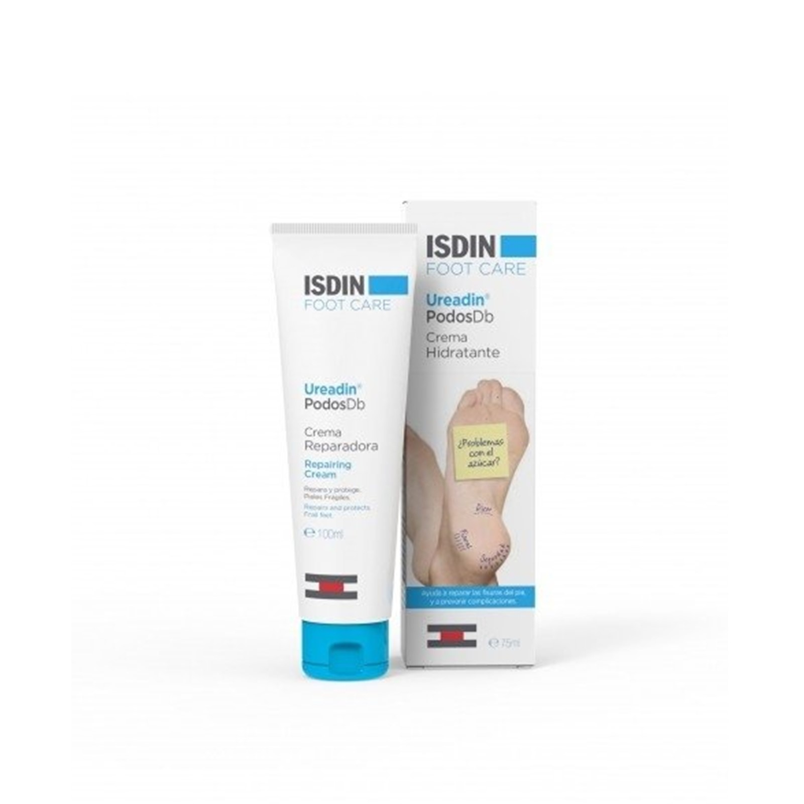 ISDIN Ureadin Podos Db Reparierende Creme Diabetikerfuß 100ml — Produktbild
