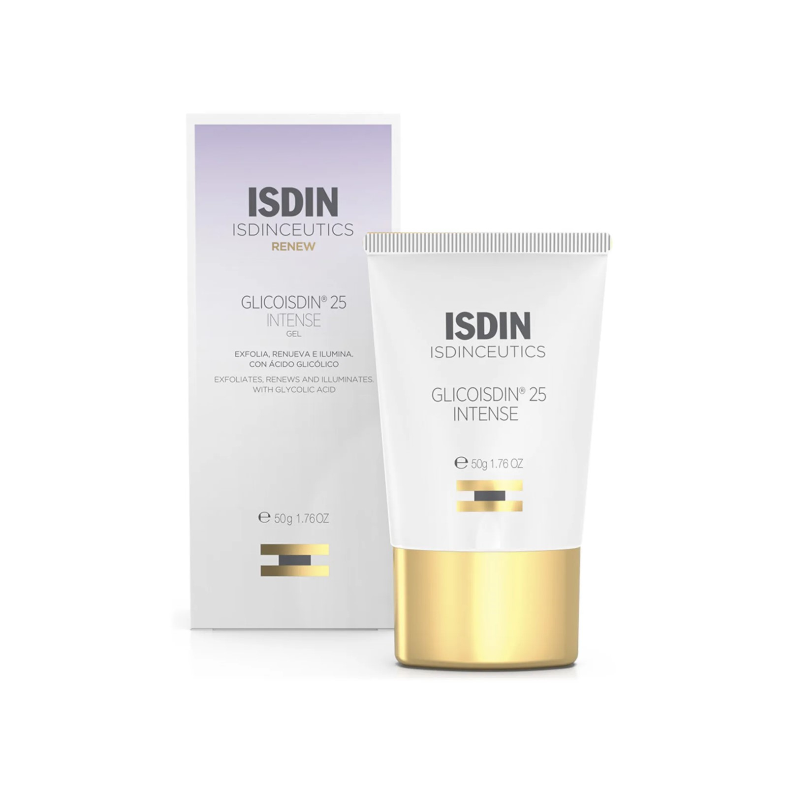 ISDINCEUTICS Glicoisdin 25 Intensives Gesichtsgel mit Peeling-Effekt 50g — product photo