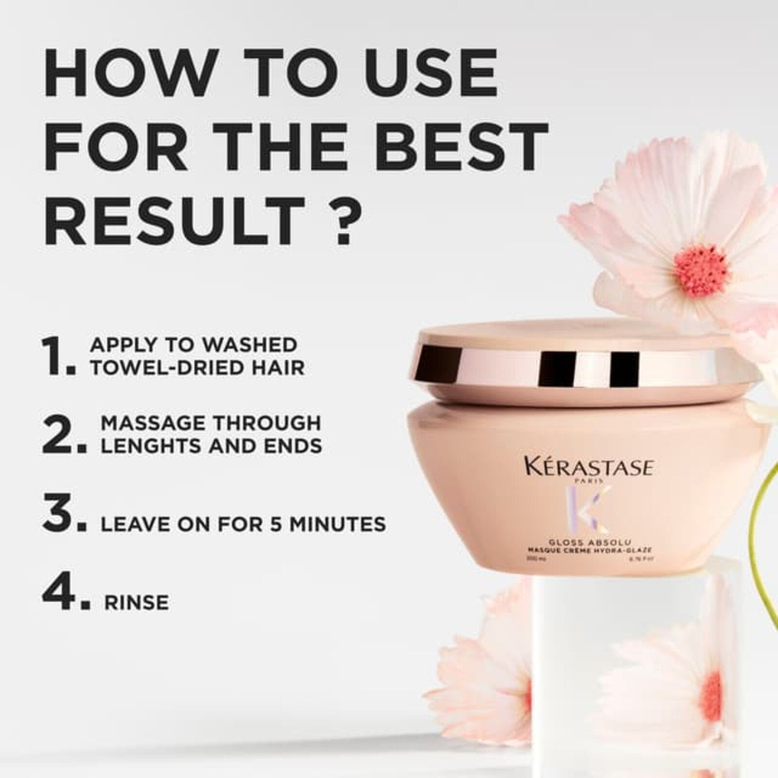 Kérastase Gloss Absolu Masque Crème Hydra-Glaze Creamy Mask 200Ml