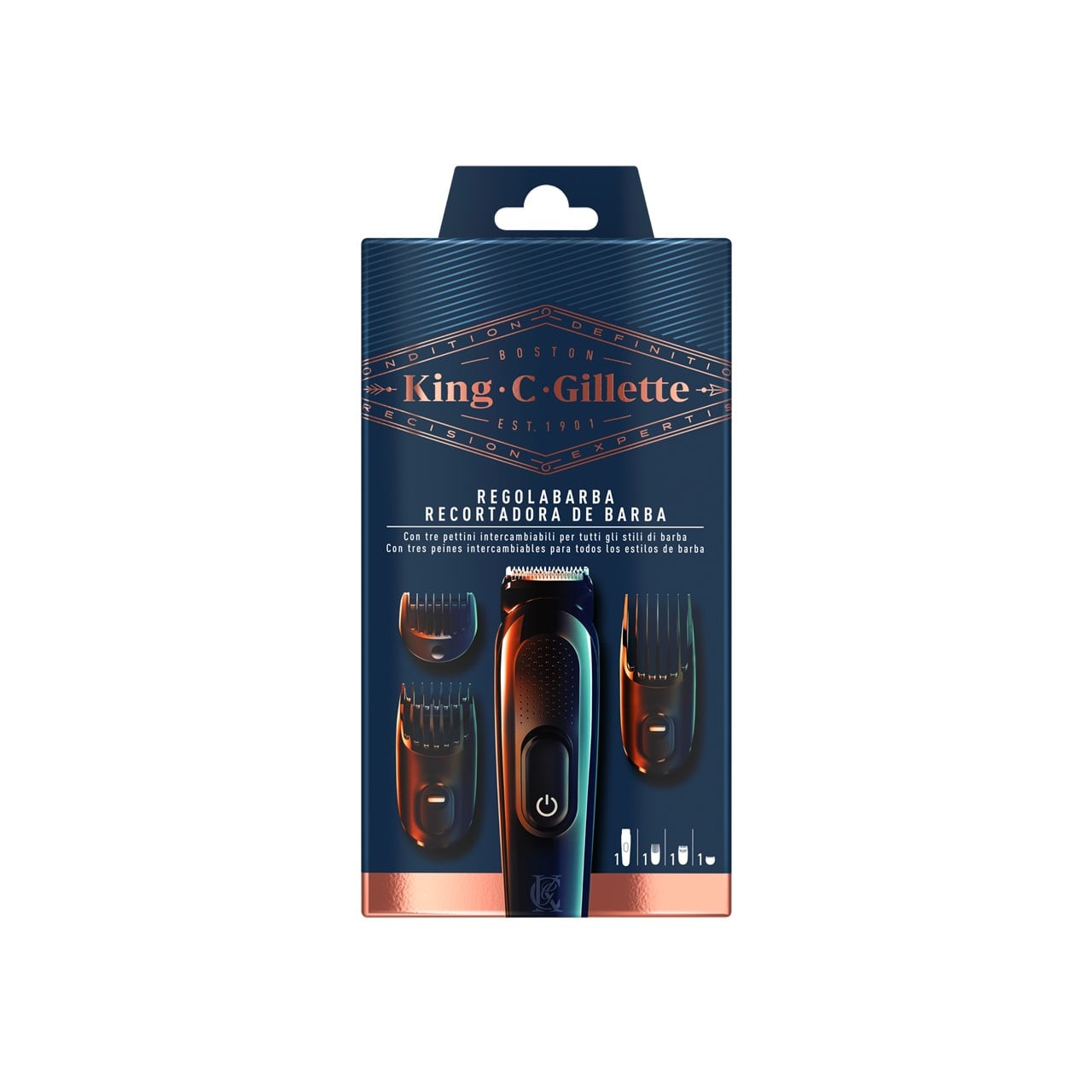 King Gillette Beard Trimmer Kit