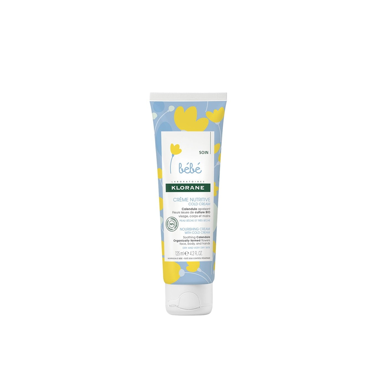 Klorane Baby Nährcreme mit Cold Cream 125ml — Produktbild