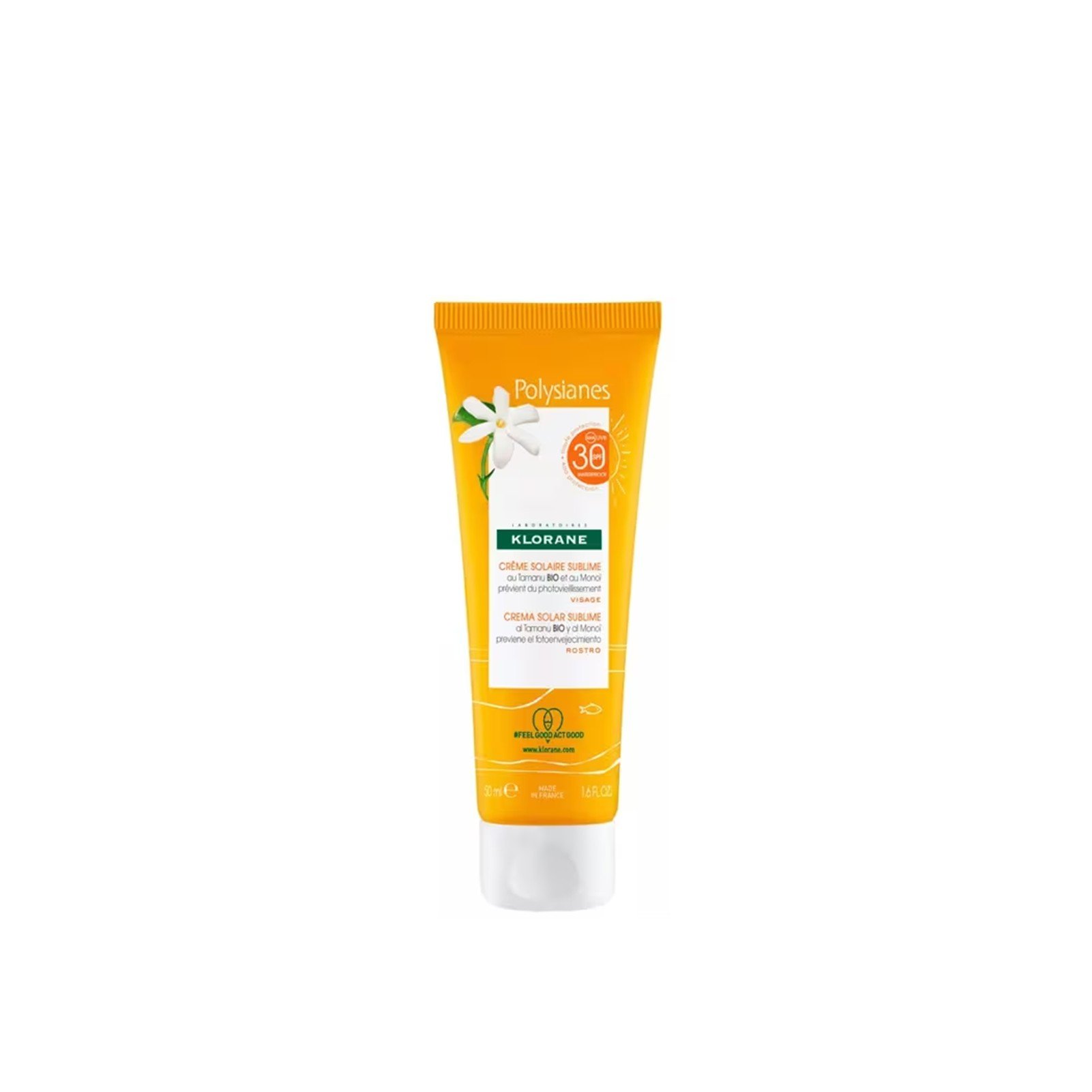Klorane Polysianes Sublime Sonnencreme SPF30 50ml — product photo