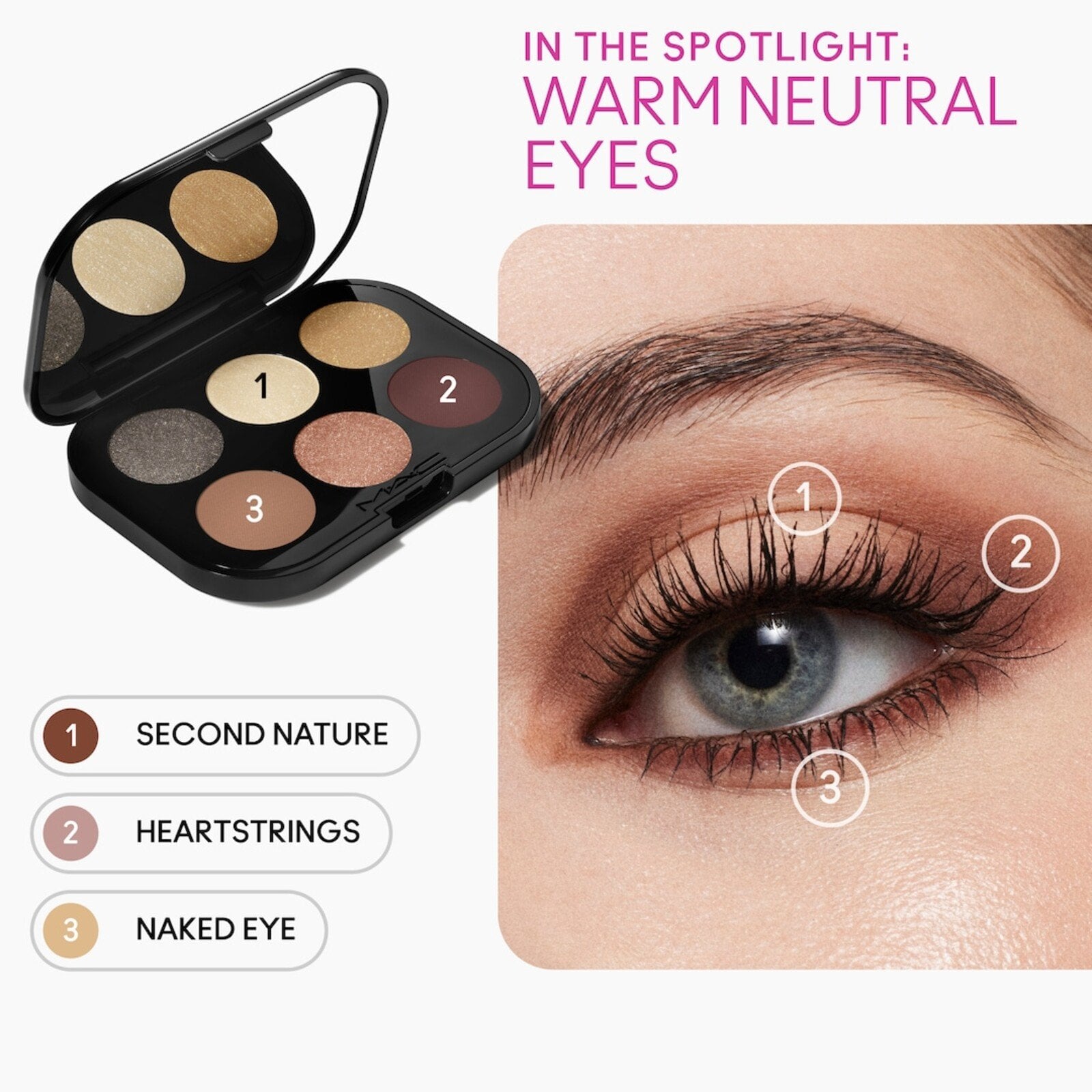 M.A.C Cosmetics Connect In Color Eyeshadow Palette Nude Board
