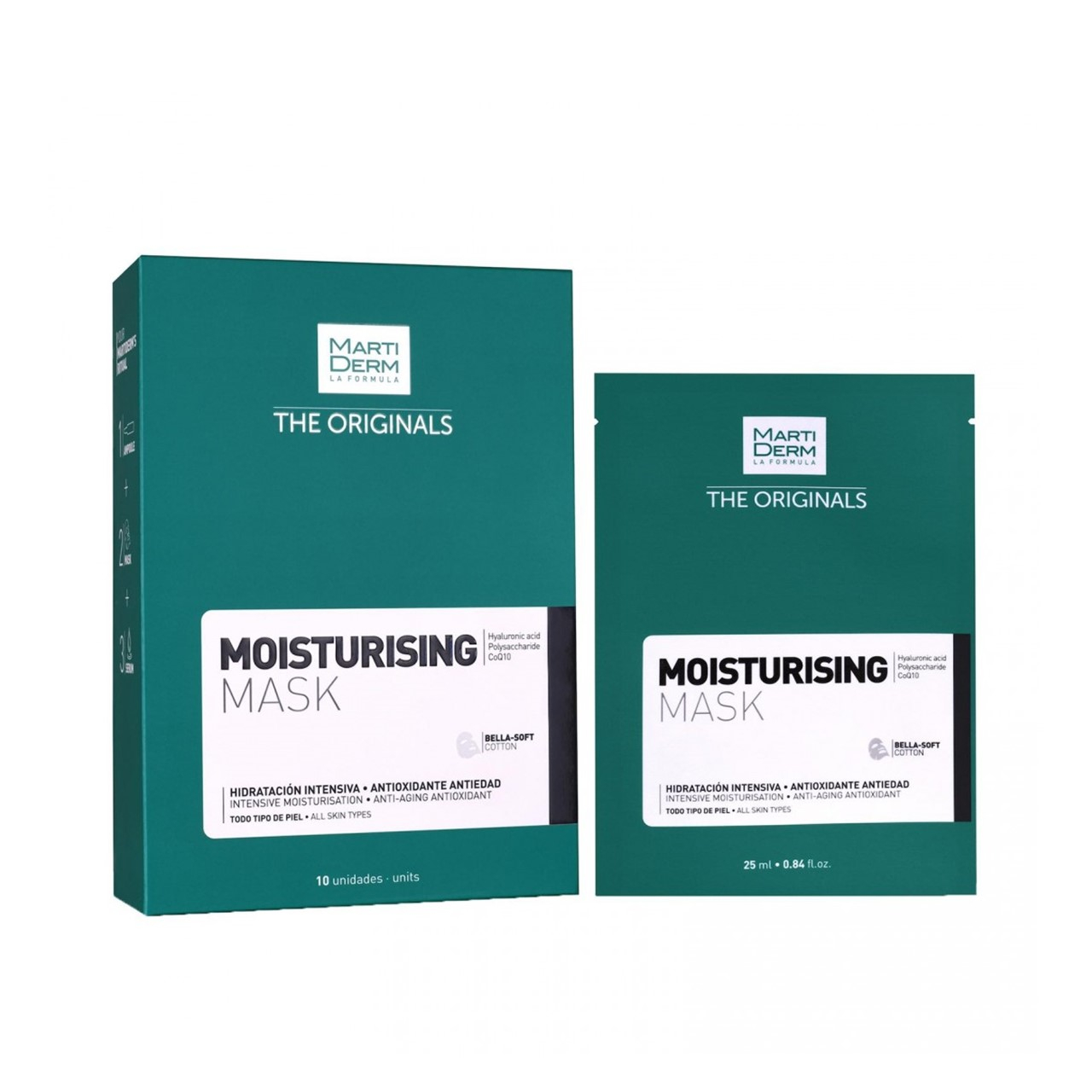 Martiderm Feuchtigkeitsspendende Tuchmaske x10 — Produktbild