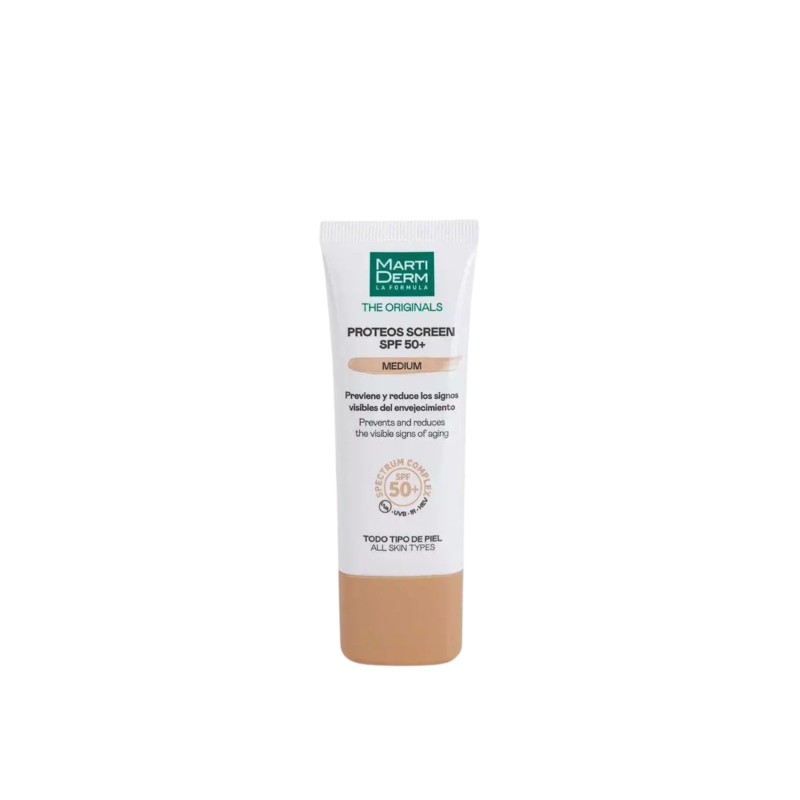 MartiDerm The Originals Proteos Screen SPF50+ Medium 40ml — Produktbild