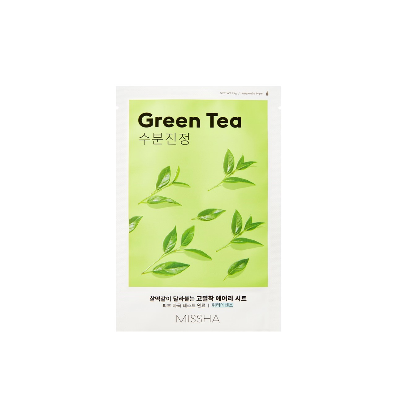 Missha Airy Fit Tuchmaske Green Tea 19g — Produktbild