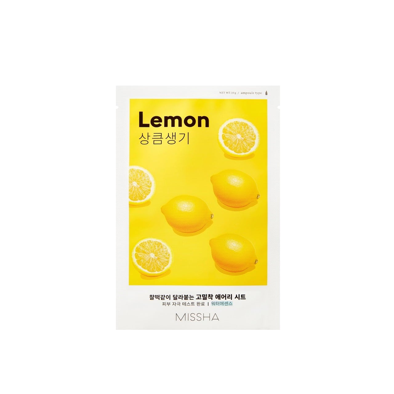Missha Airy Fit Tuchmaske Lemon 19g — product photo