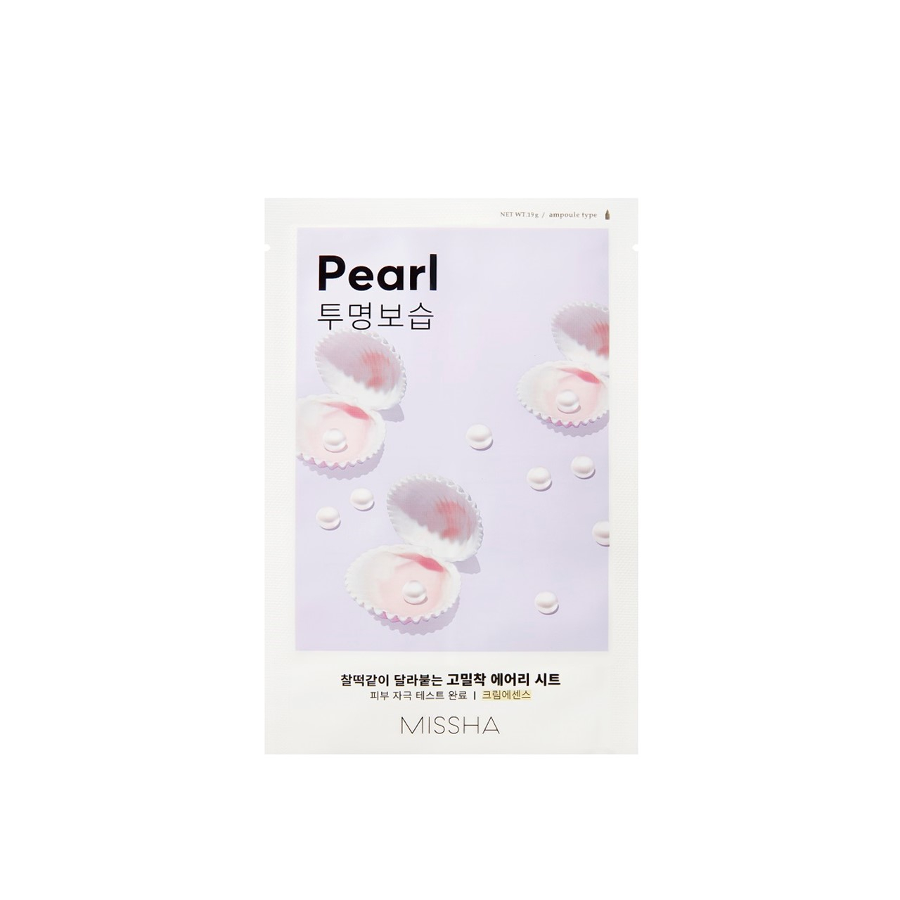 Missha Airy Fit Tuchmaske Pearl 19g — Produktbild