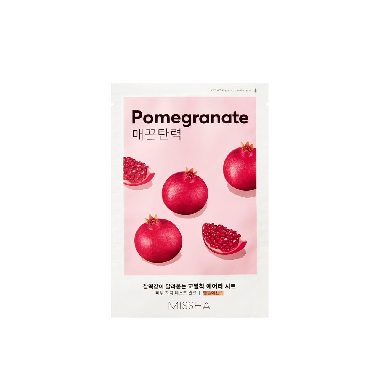 Missha Airy Fit Tuchmaske Granatapfel 19g — Produktbild