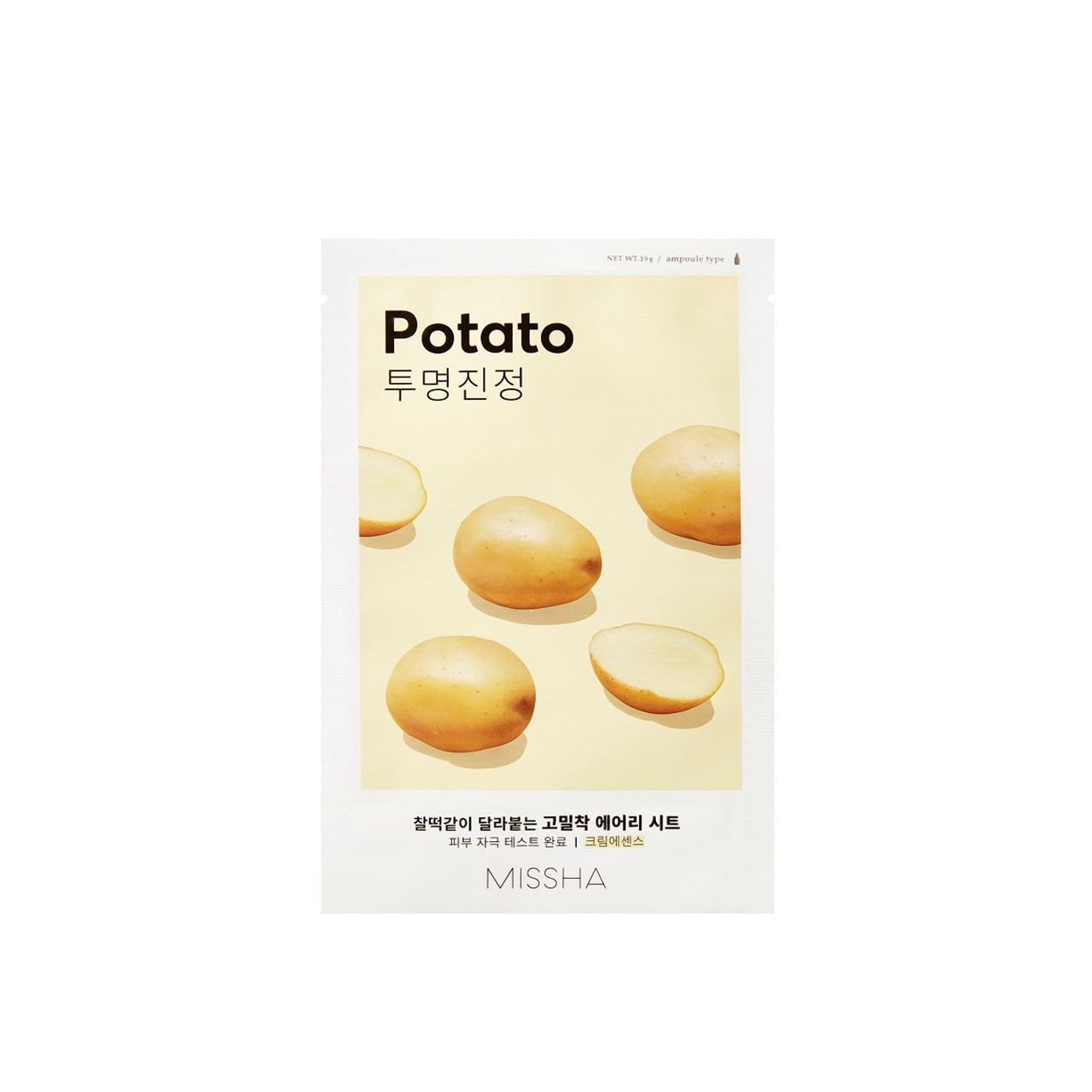 Missha Airy Fit Tuchmaske Kartoffel 19g — Produktbild
