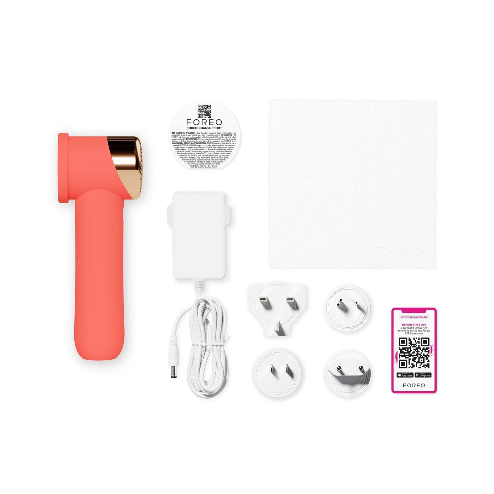 FOREO PEACH™ 2 Go IPL Hair Removal Device Peach Japan