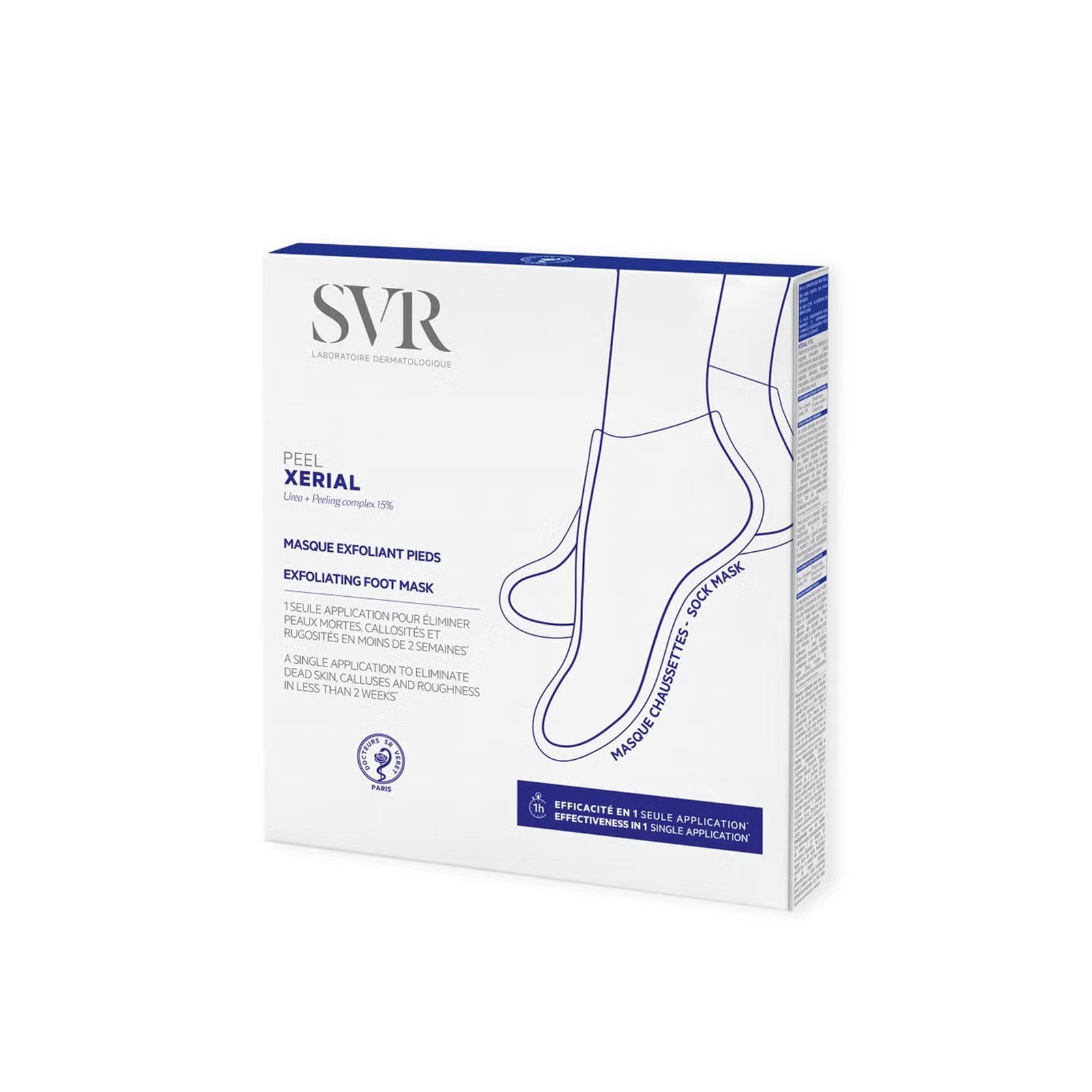 SVR Xérial Peel Exfolierende Fußmaske x1 Paar — Produktbild