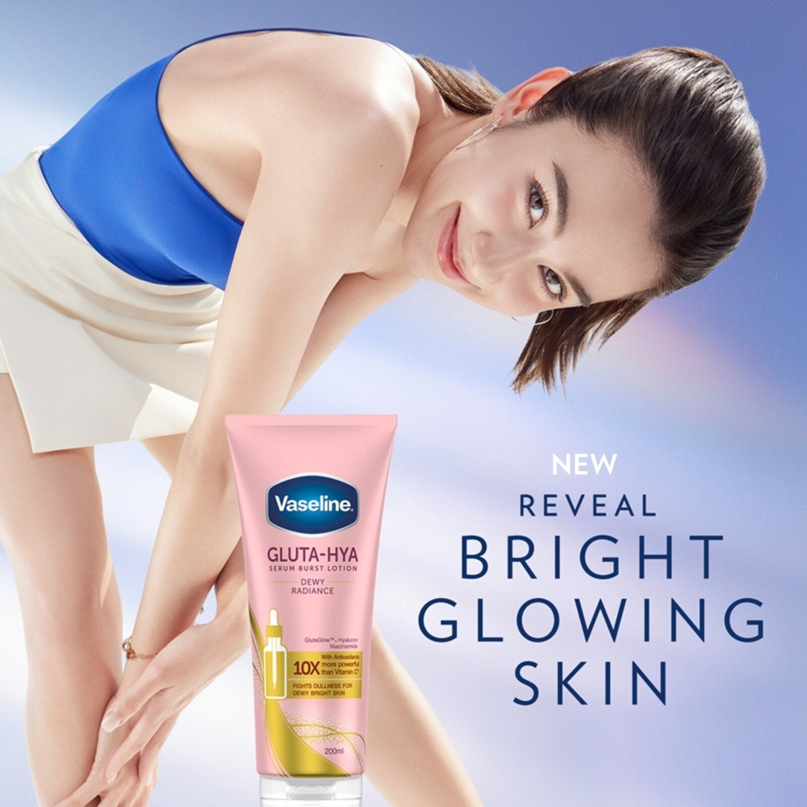 Vaseline Gluta-Hya Dewy Radiance Serum Burst Lotion 75ml Canada