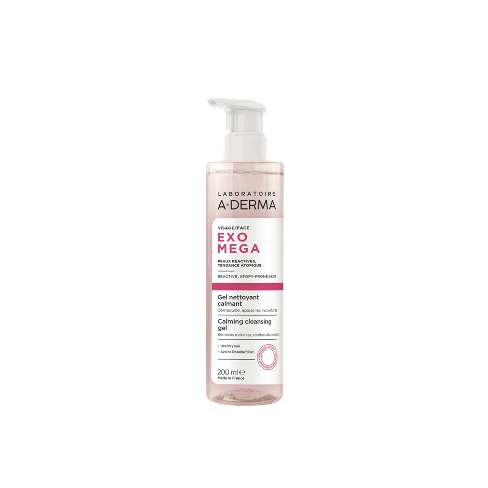 A-Derma Exomega Calming Cleansing Gel 200ml (6.76floz) 2