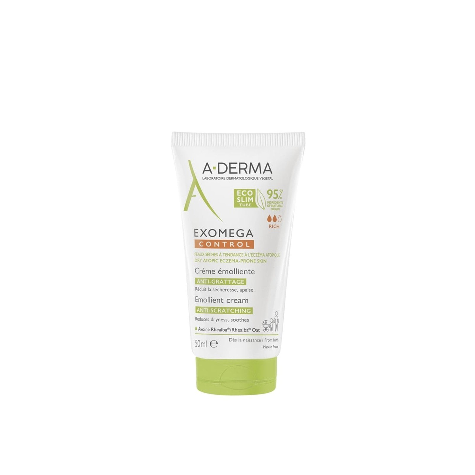 A-Derma Exomega Control Emollient Cream 2