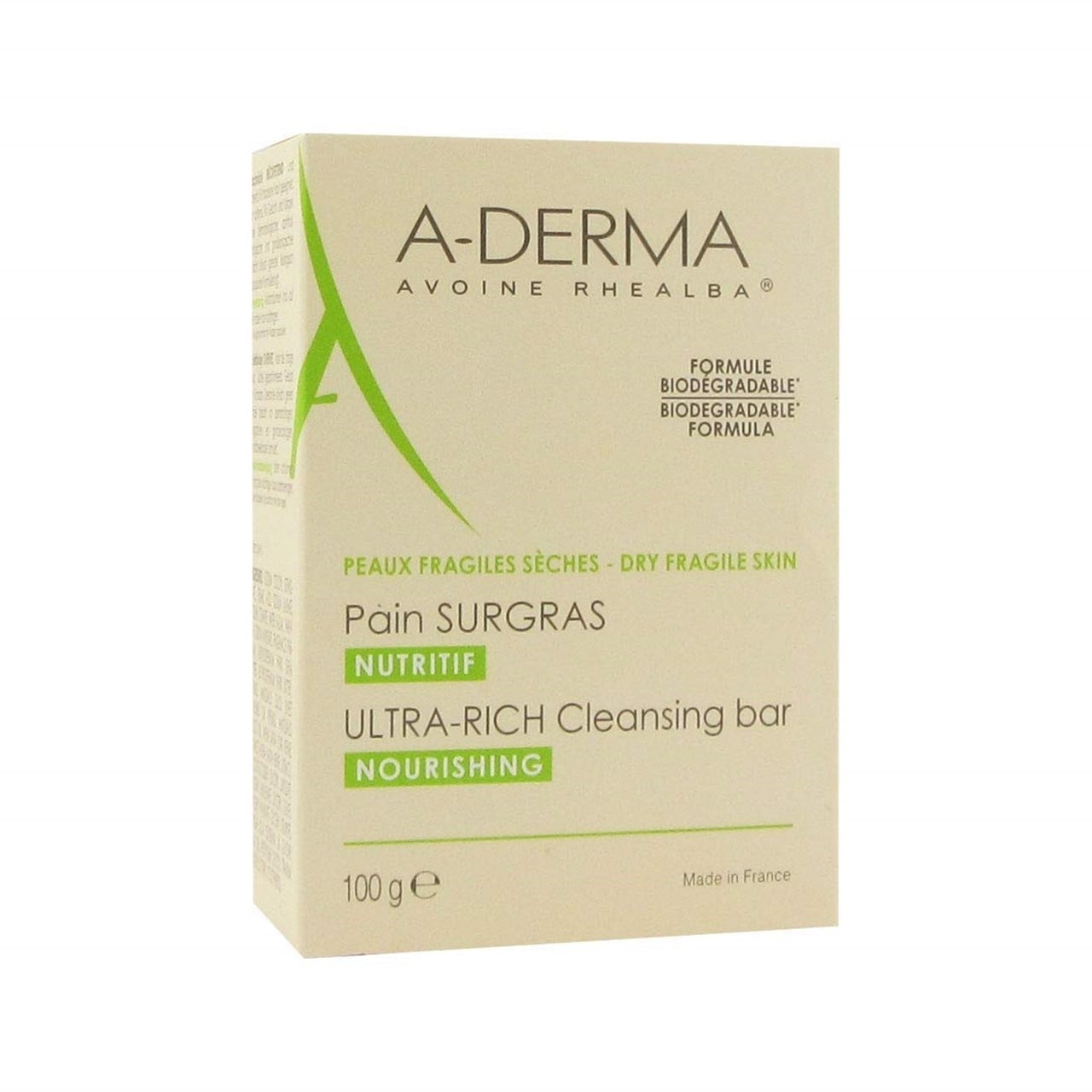 A-Derma Ultra-Rich Nourishing Cleansing Bar 100g (3.53oz) 2