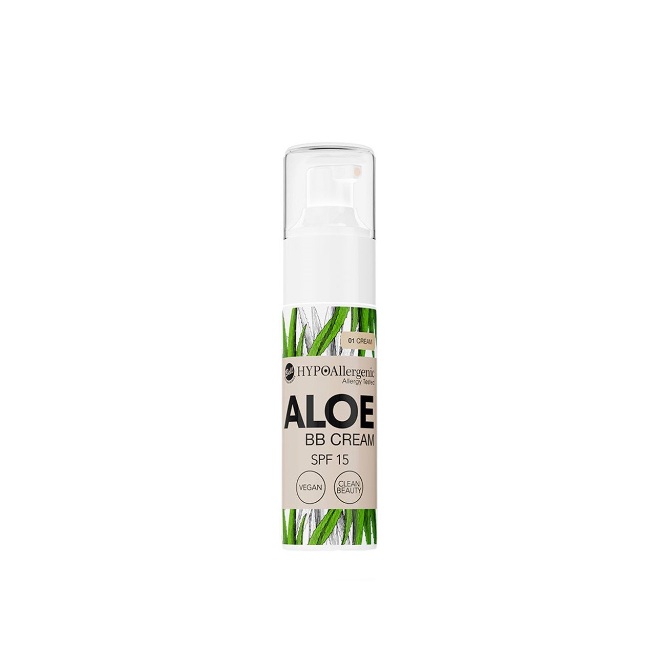 Bell HYPOAllergenic Aloe BB Cream SPF15 01 Cream 20g (0.71oz) USA