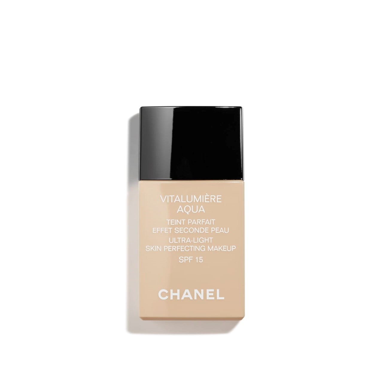 CHANEL VITALUMIÈRE AQUA 20 BEIGE CHANEL Vitalumière Aqua Skin Perfecting Makeup SPF15 20 Beige 30ml