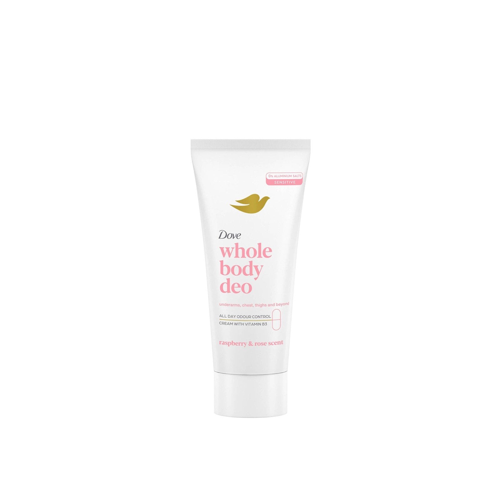 Dove Whole Body Deo Raspberry & Rose Deodorant Cream 75ml (5.07floz) USA