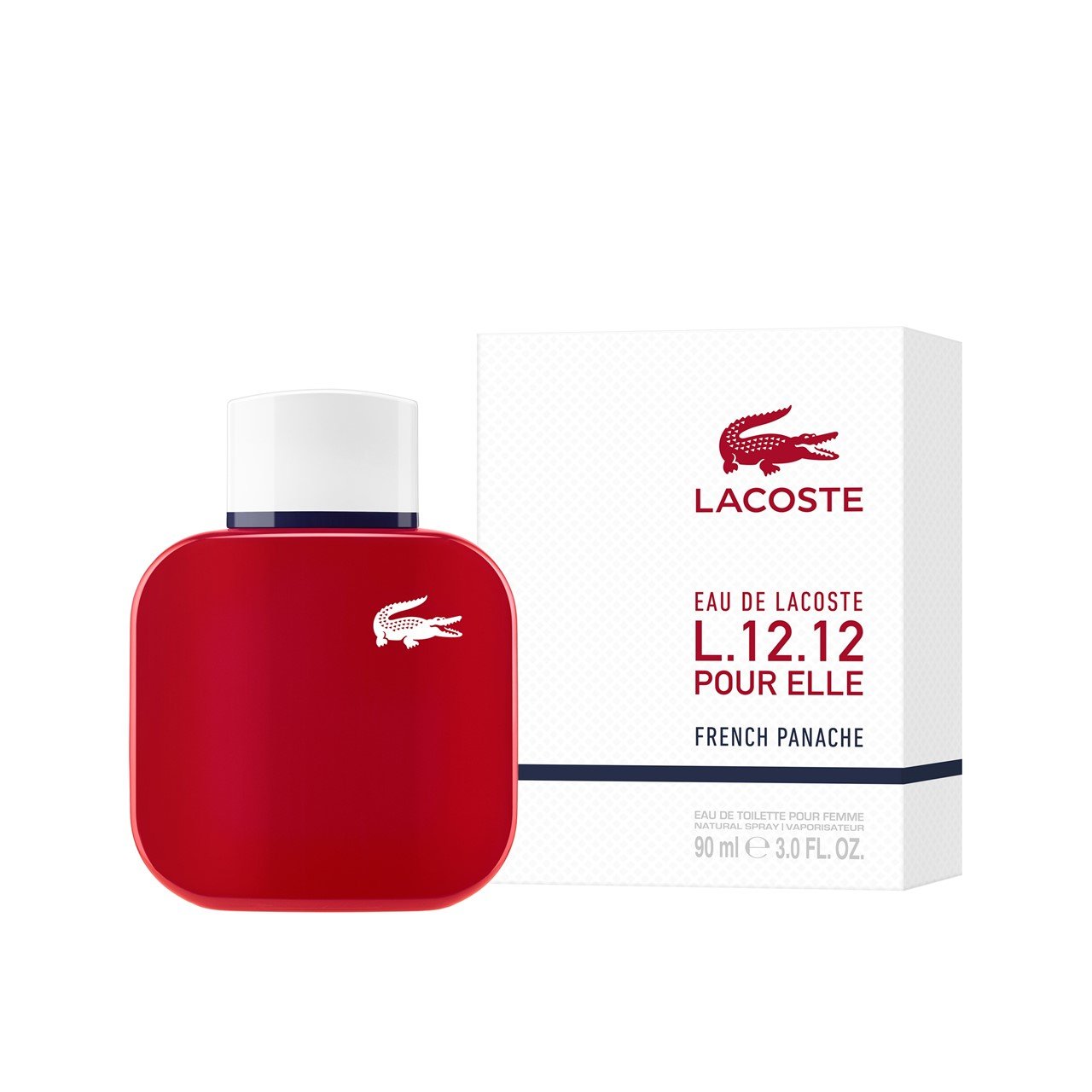 Eau De Lacoste L.12.12 Pour Elle French Panache Eau De Toilette Spray By Lacoste - 3 oz Eau De Lacoste L.12.12 Pour Elle French Panache Eau De Toilette Spray By Lacoste - 3 oz