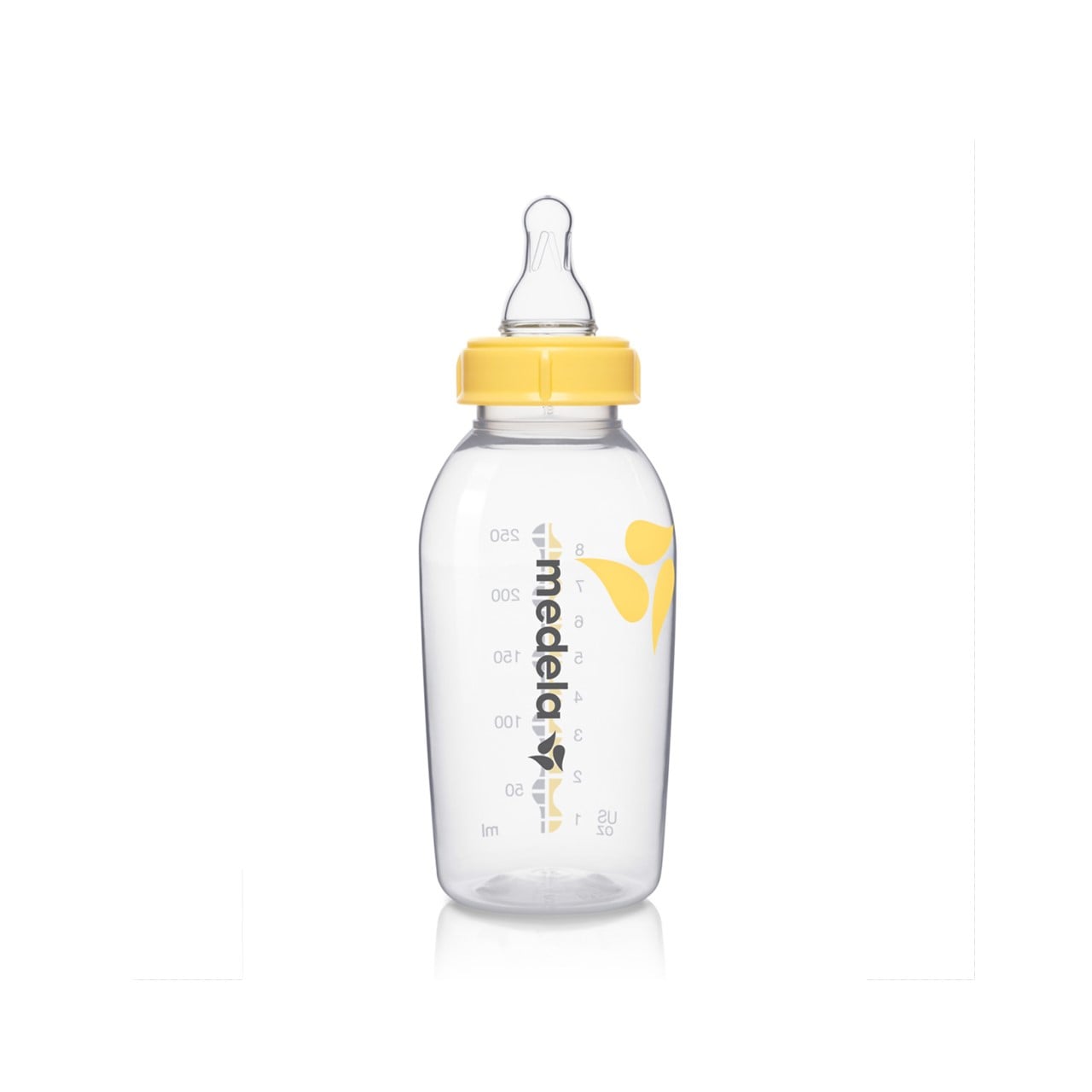 Medela Baby BPA-Free Plastic Bottle with Medium Flow Nipple 250ml