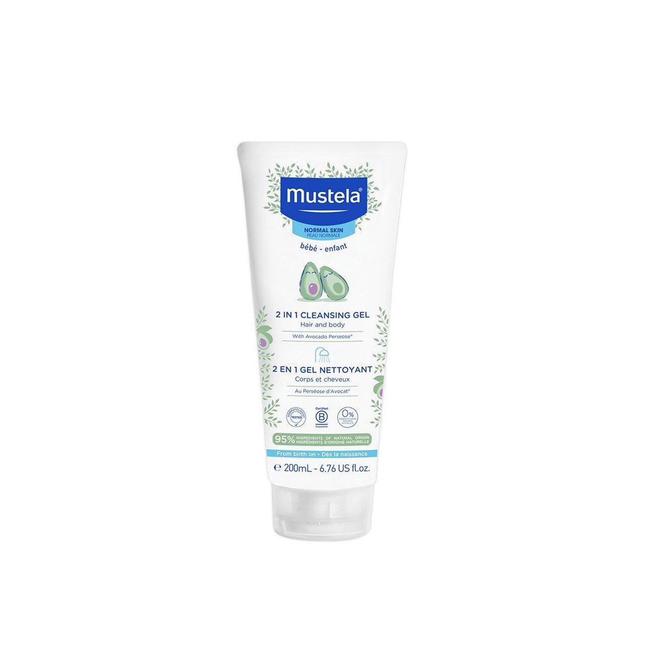 Mustela 2 In 1 Cleansing Gel 200ml