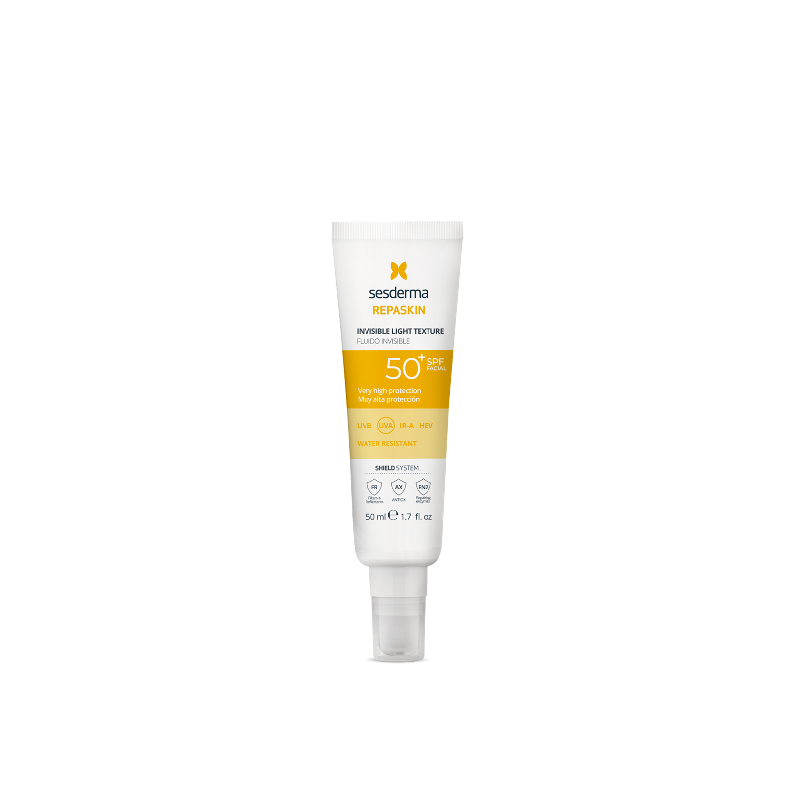 Sesderma Repaskin Invisible Light Texture Facial Sunscreen SPF50+ 50ml ...